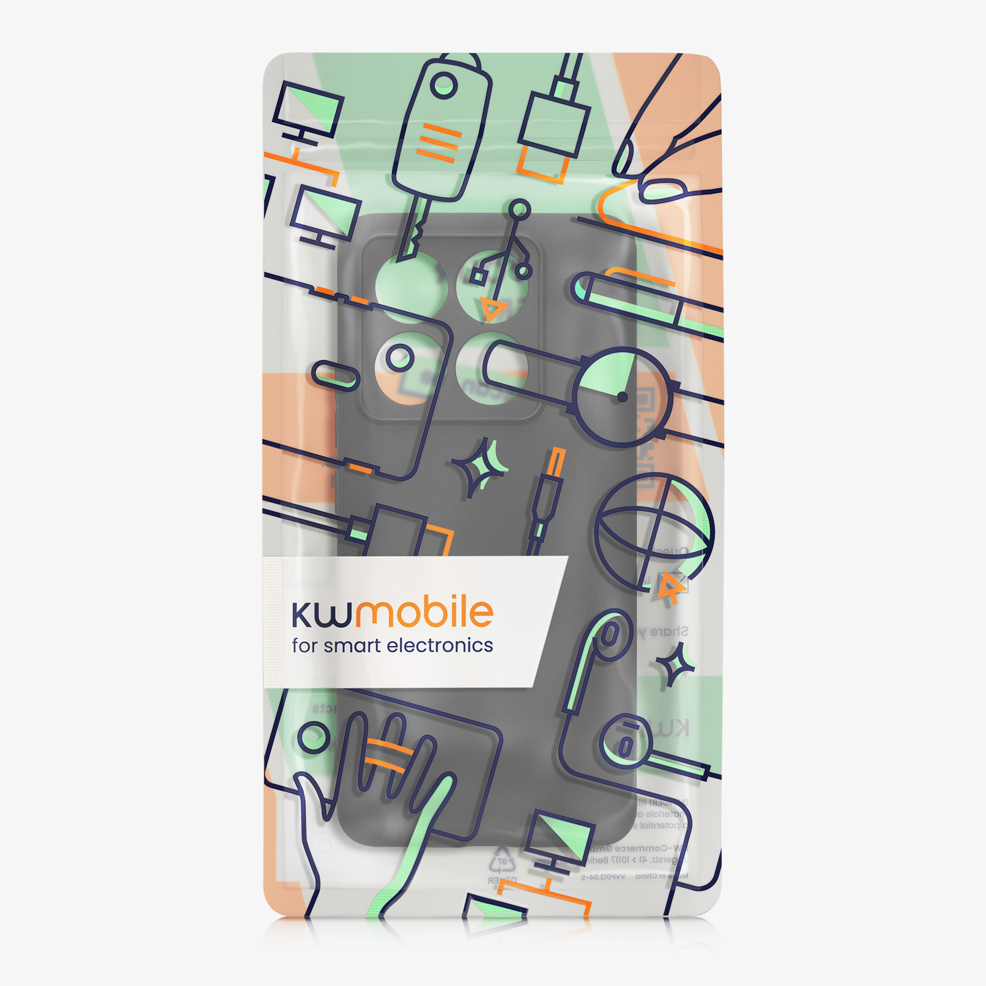 Kryt na mobil Xiaomi 14T Pro kwmobile Soft Matte matná černá