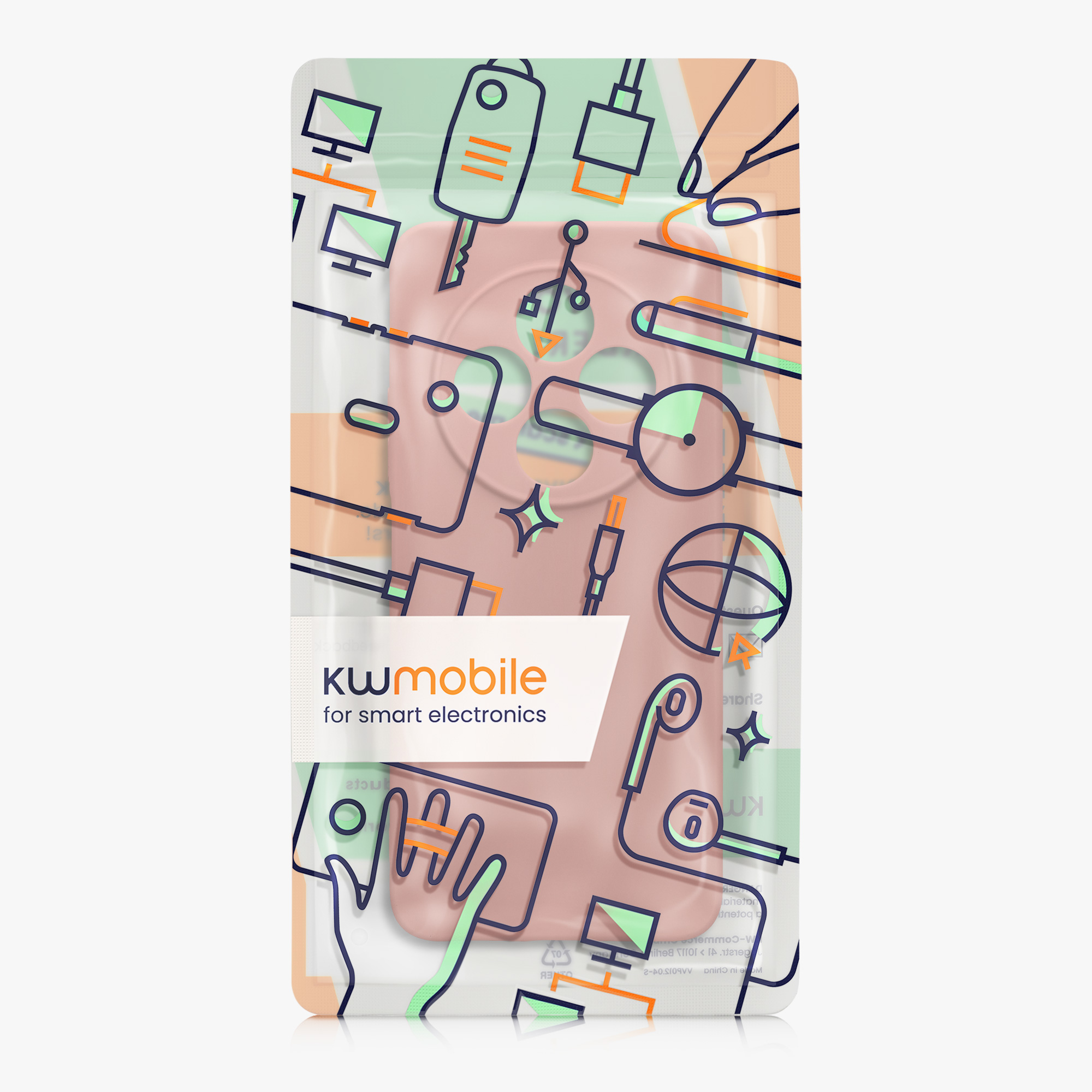 Kryt Xiaomi Redmi 14C silikonový TPU červená kwmobile