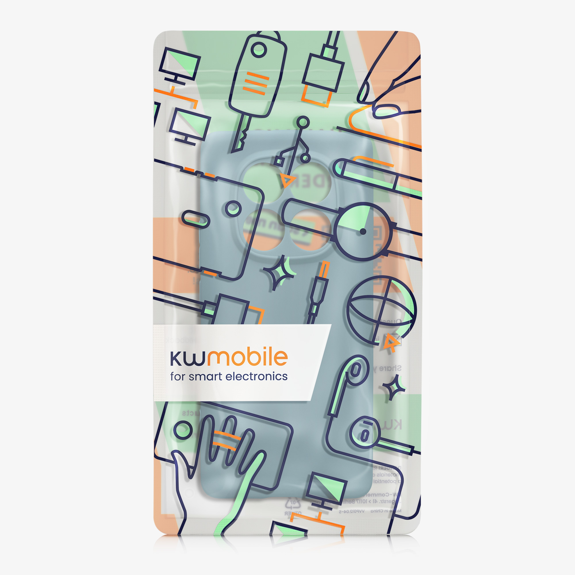 Kryt Xiaomi Redmi Note 14 Pro 4G silikonový TPU červená kwmobile
