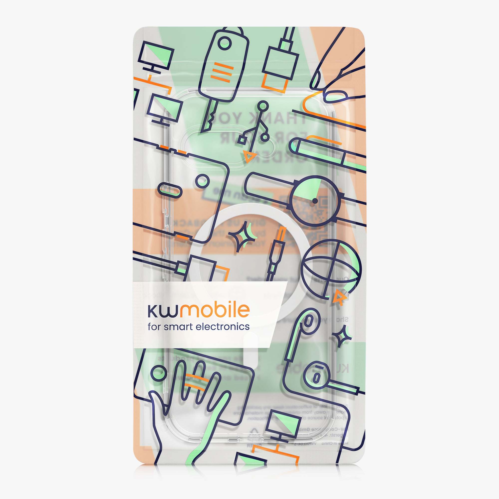 Silikonový kryt kwmobile pro Google Pixel 9a - transparentní