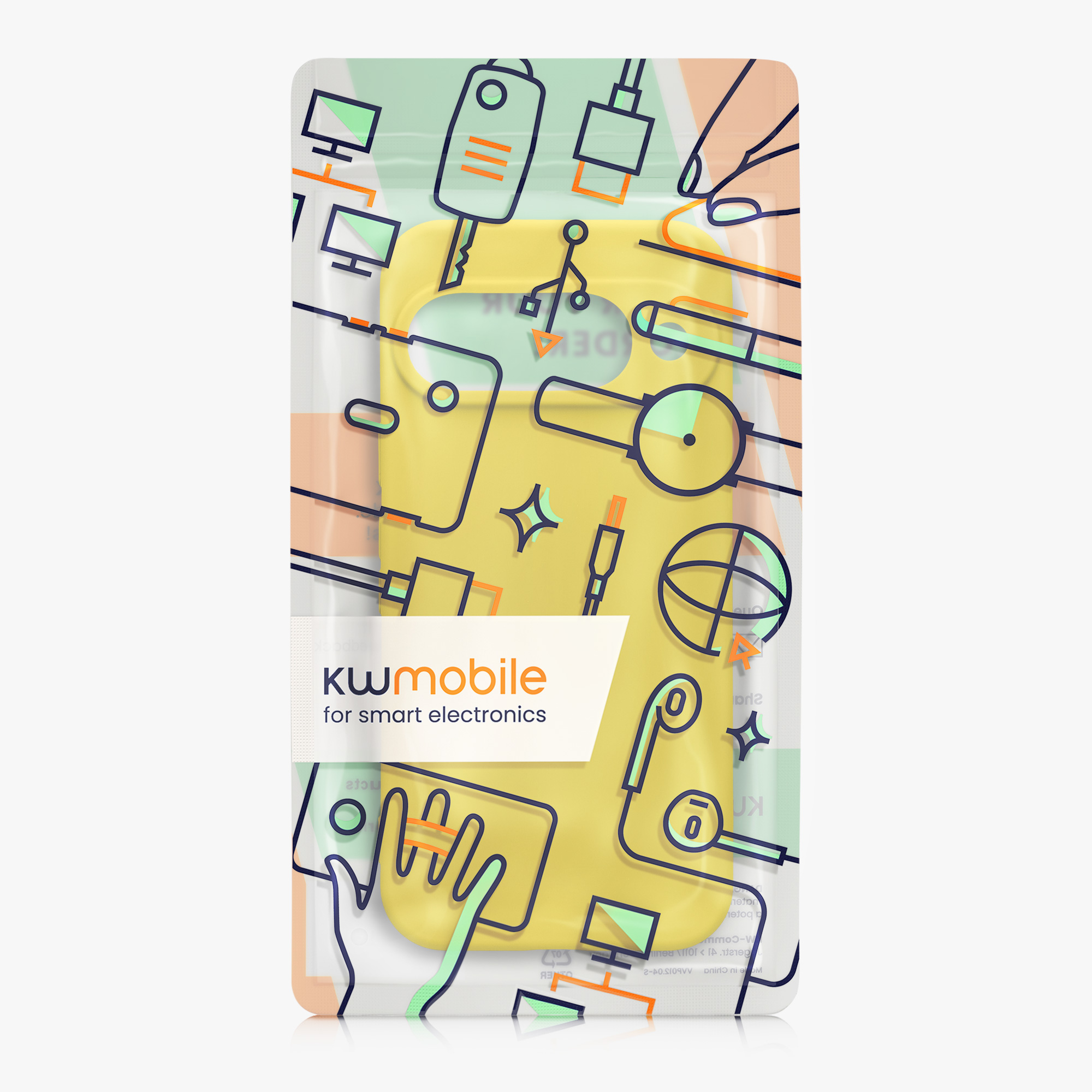 Kryt na mobil Google Pixel 10 kwmobile - zářivě žlutá