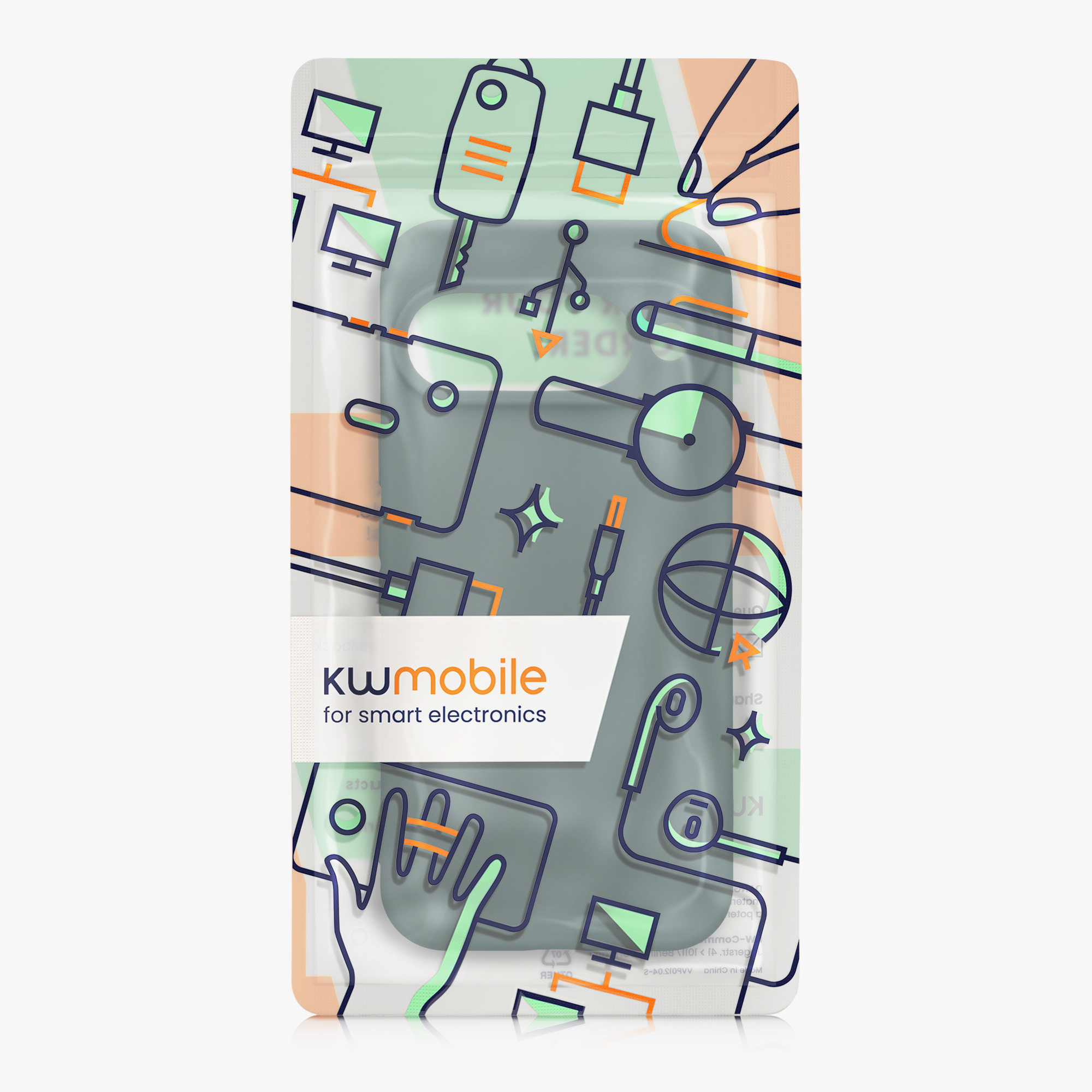 Kryt na mobil Google Pixel 10 kwmobile - modrozelená