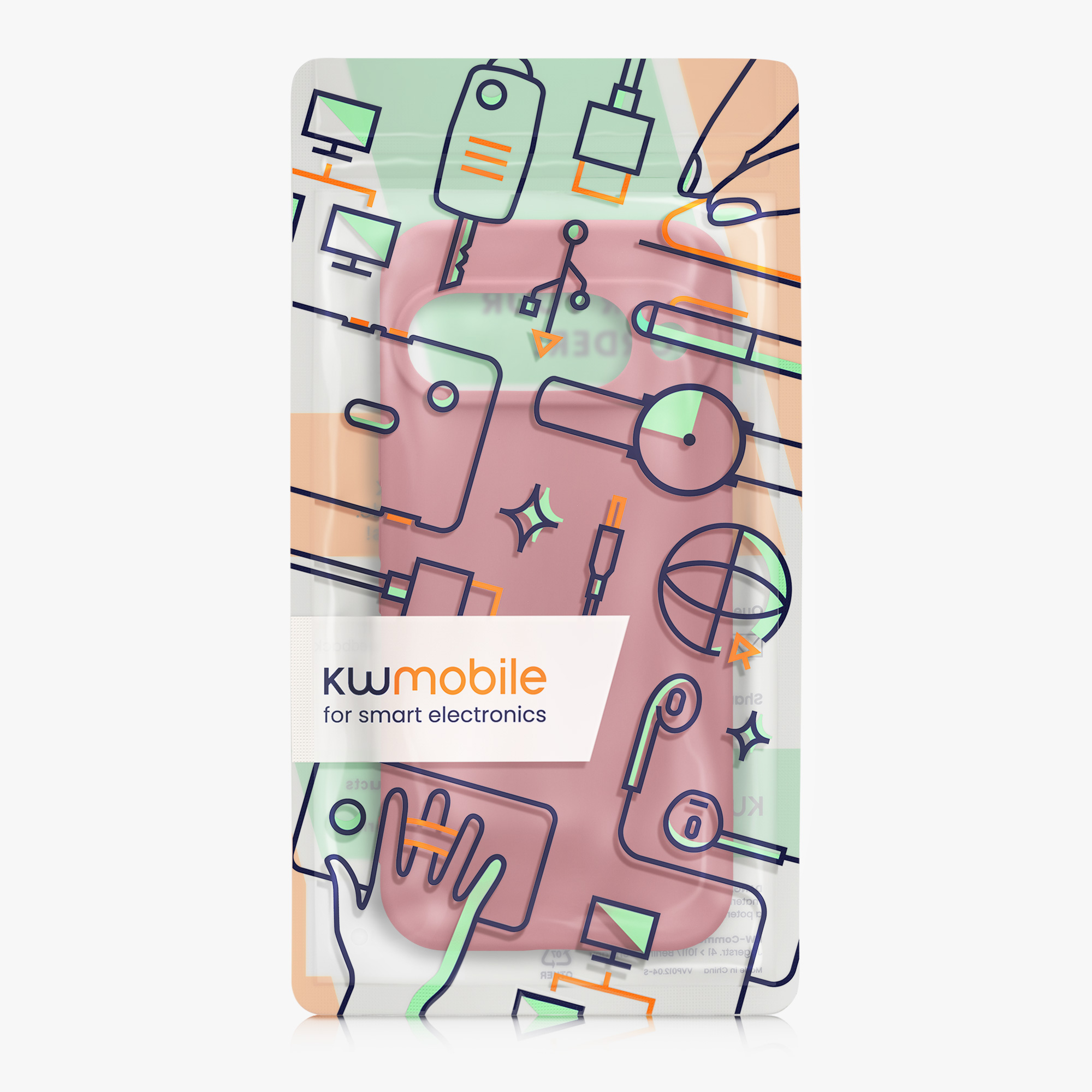 Kryt na mobil Google Pixel 10 kwmobile - tmavě růžová
