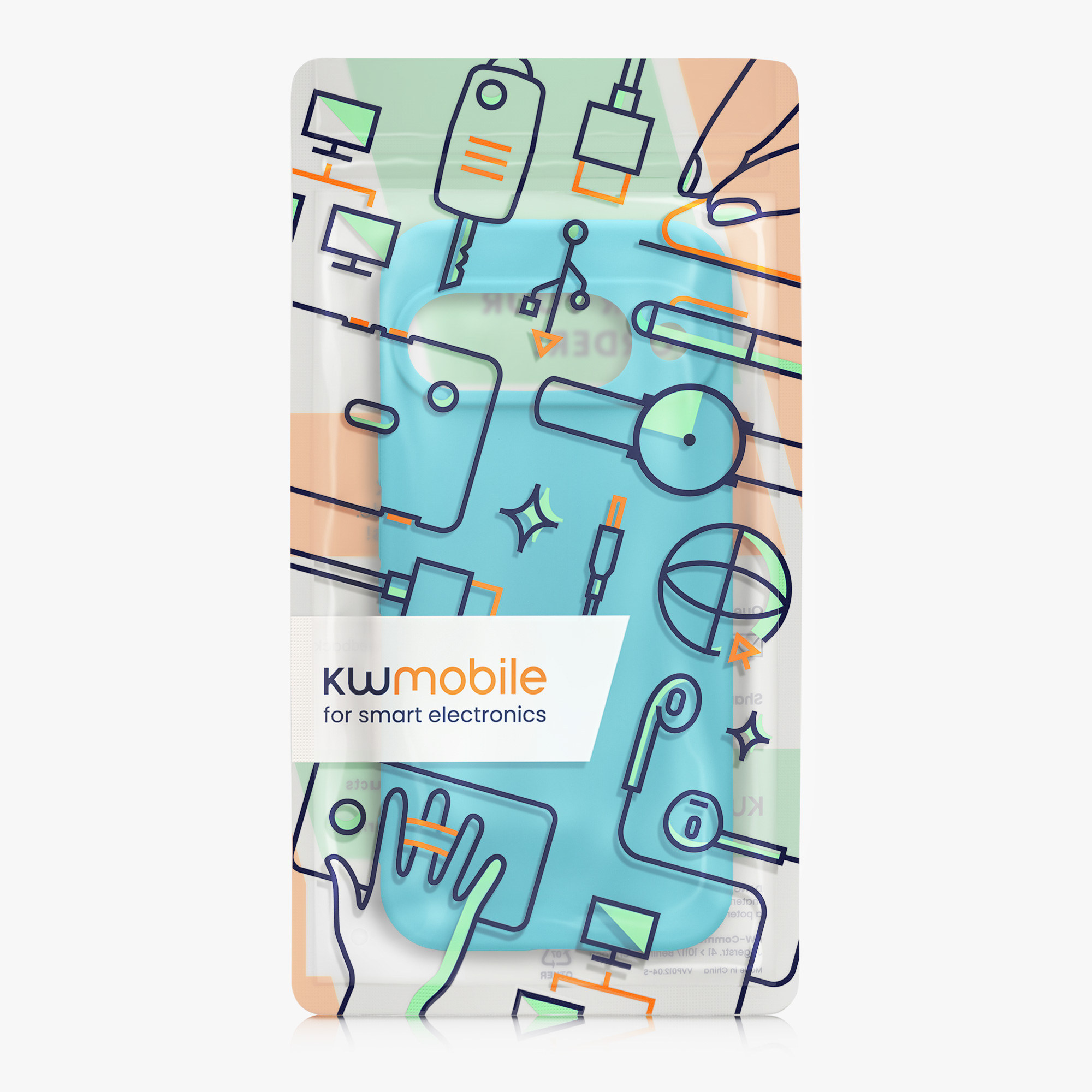 Kryt na mobil Google Pixel 10 kwmobile - Cool Glacier