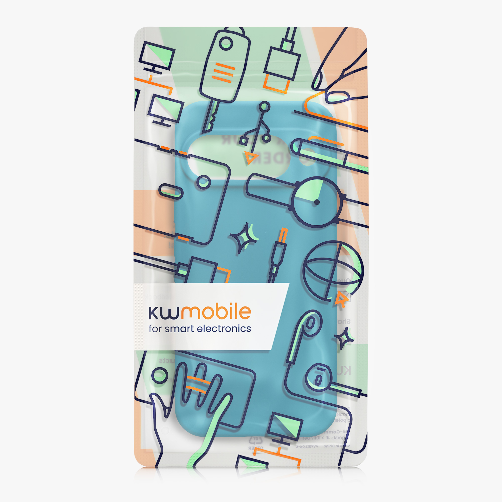 Kryt na mobil Google Pixel 10 kwmobile - karibská modrá