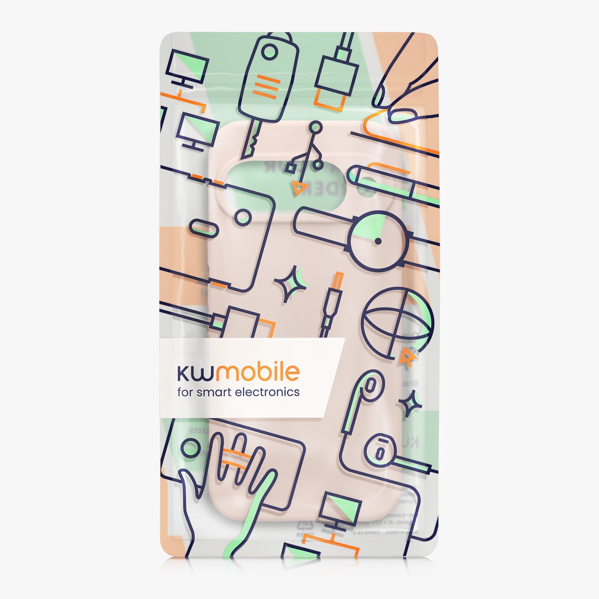 Kryt na mobil Google Pixel 10 kwmobile - Coconut Swirl