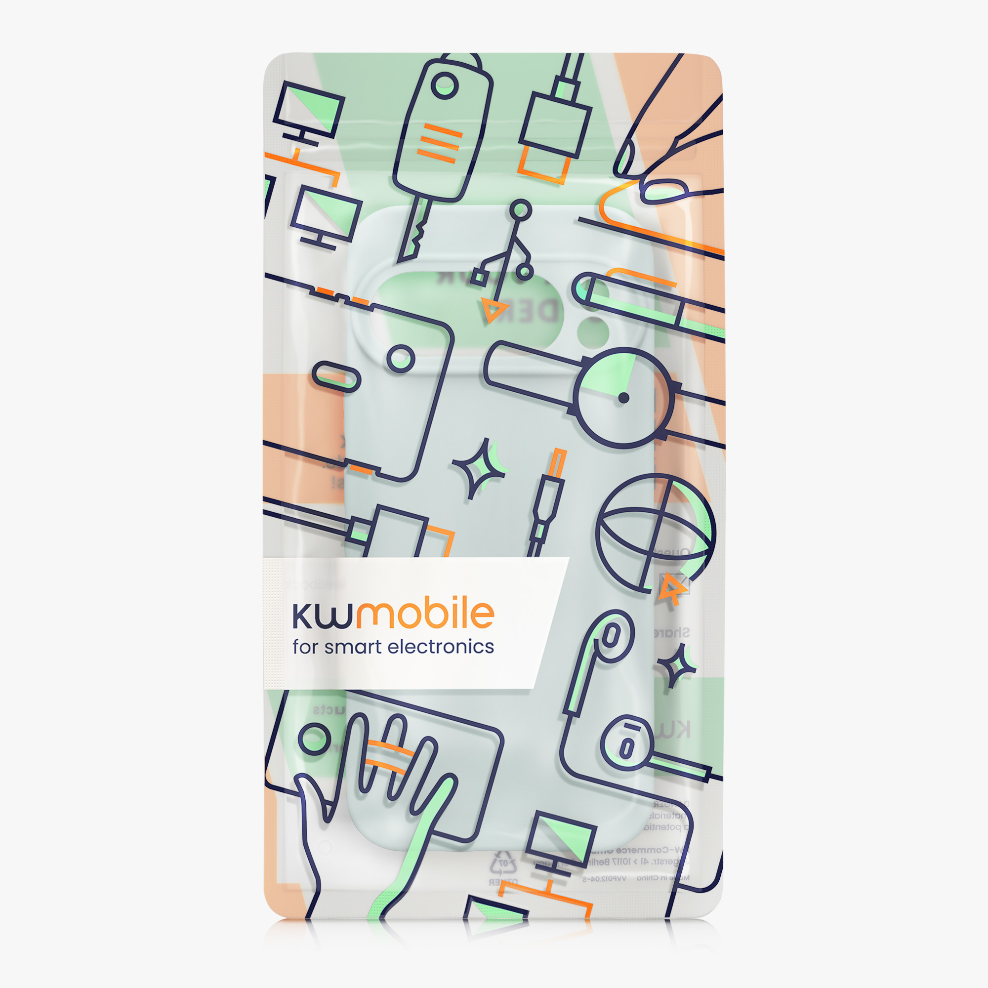 Silikonový kryt kwmobile pro Google Pixel 10 Pro - svěží mátová