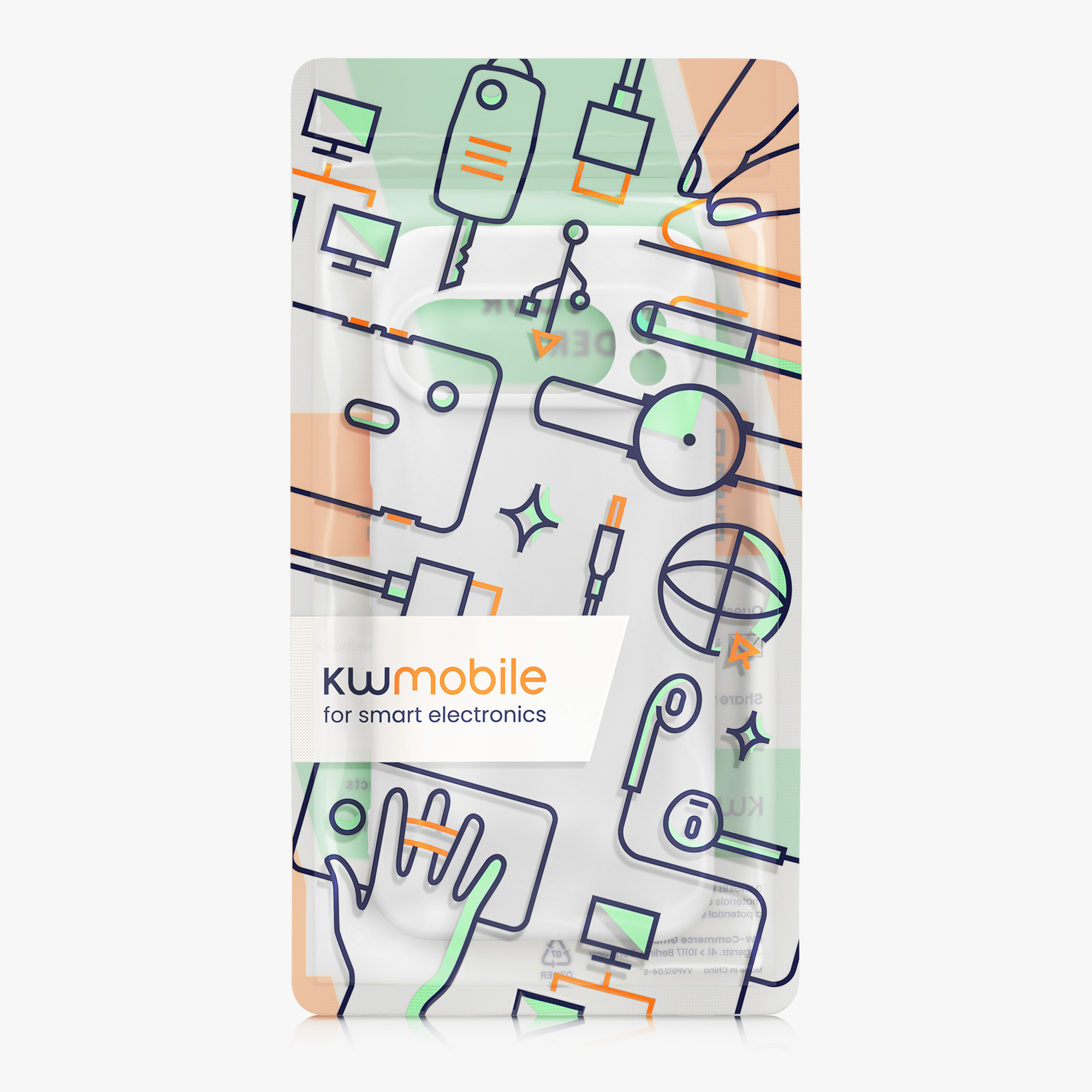 Silikonový kryt kwmobile pro Google Pixel 10 Pro - matná bílá