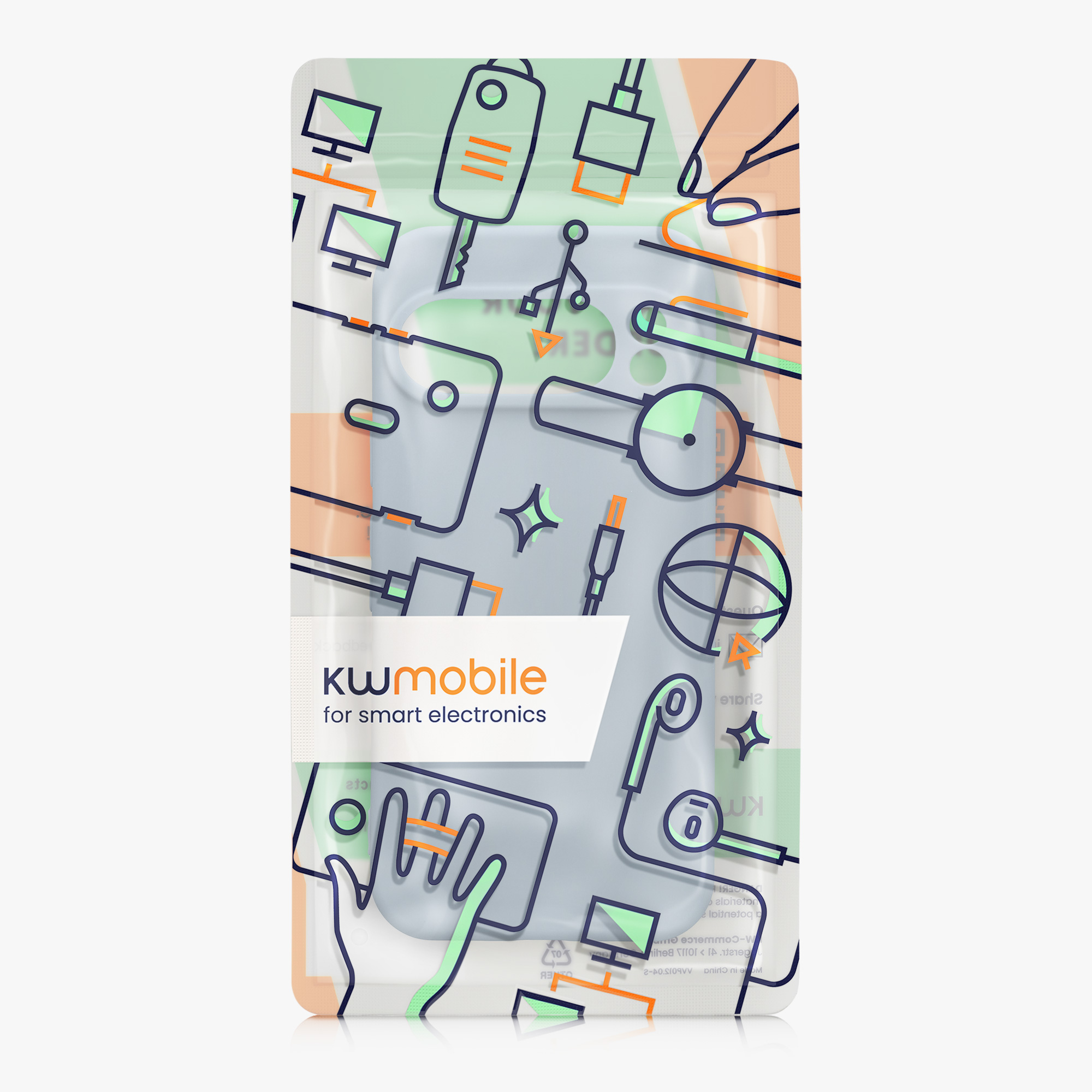 Silikonový kryt kwmobile pro Google Pixel 10 Pro - matná světle modrá