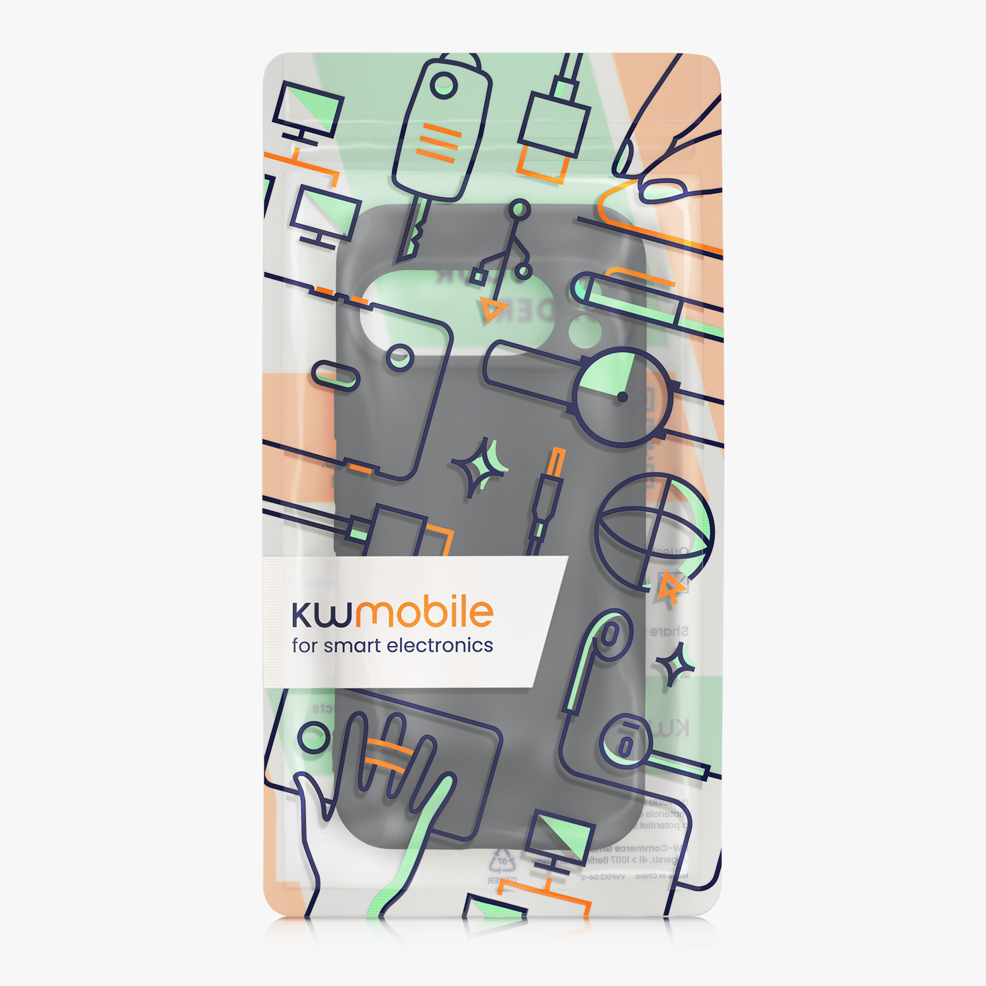 Silikonový kryt kwmobile pro Google Pixel 10 Pro - borůvkově modrá