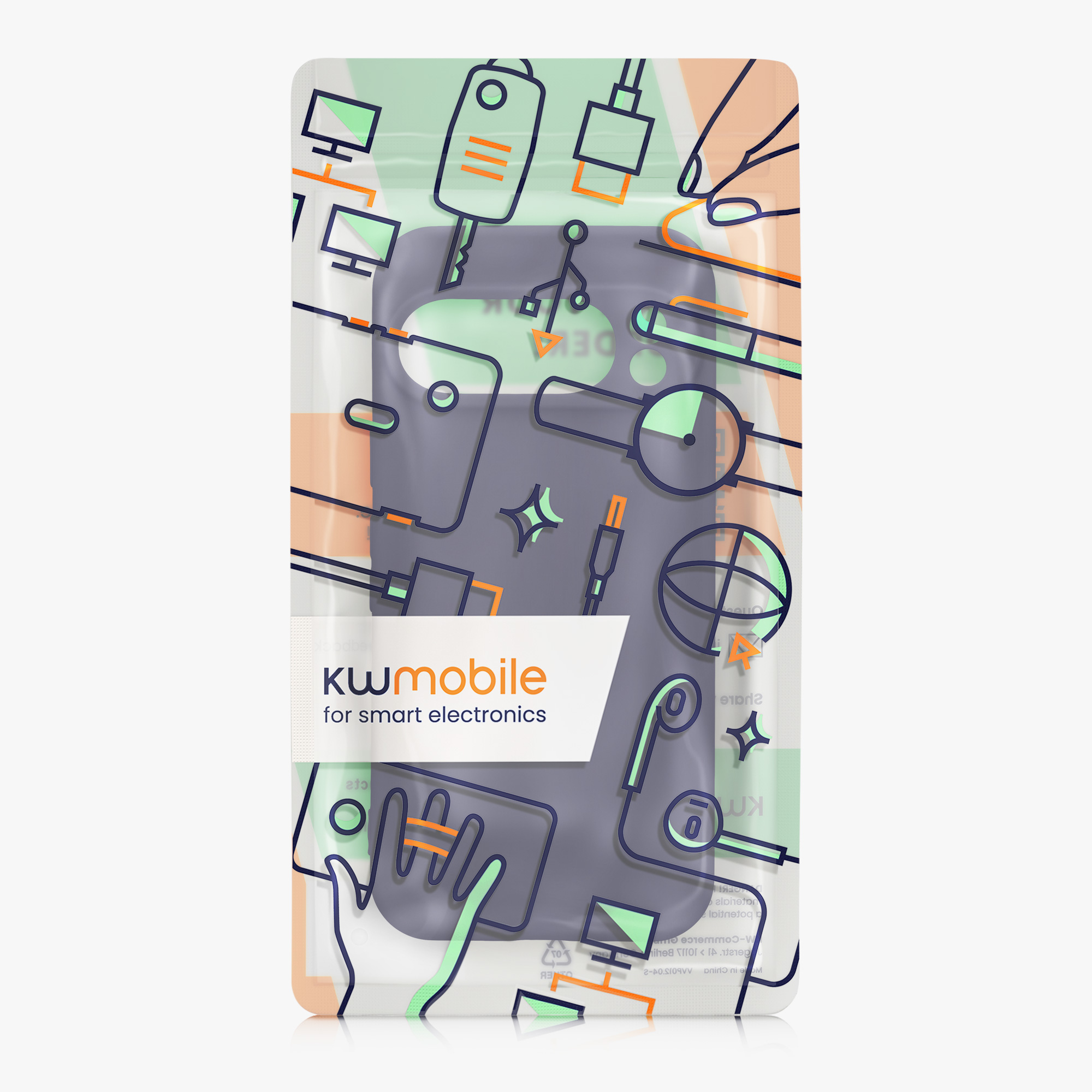 Silikonový kryt kwmobile pro Google Pixel 10 Pro - tmavě modrá Deep Ocean