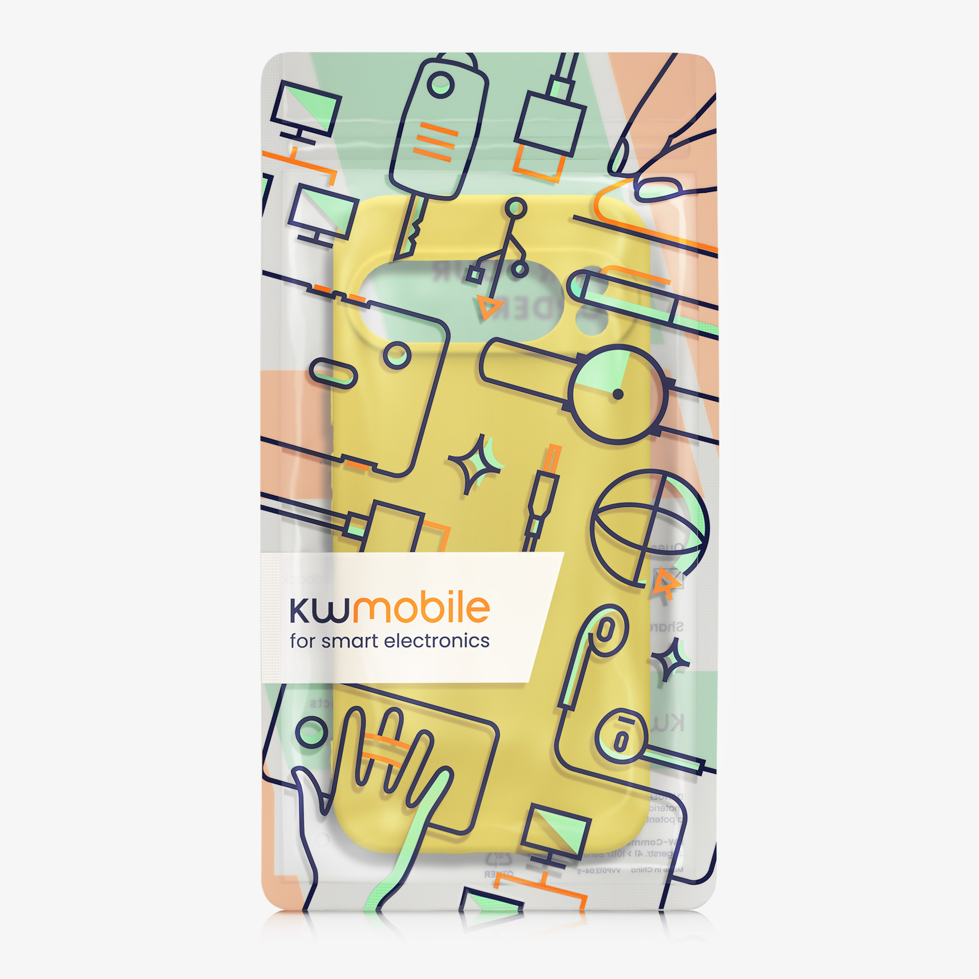 Silikonový kryt kwmobile pro Google Pixel 10 Pro XL - zářivě žlutá