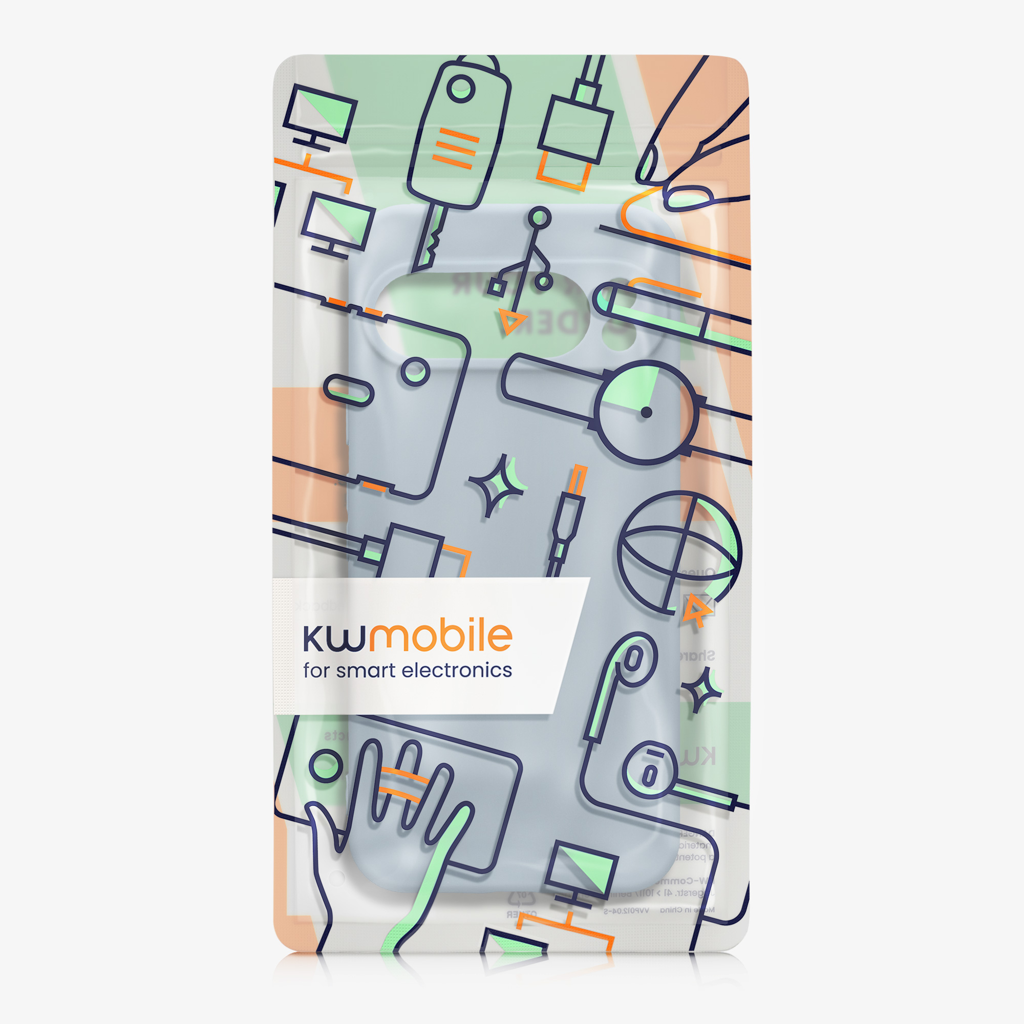 Silikonový kryt kwmobile pro Google Pixel 10 Pro XL - matná světle modrá