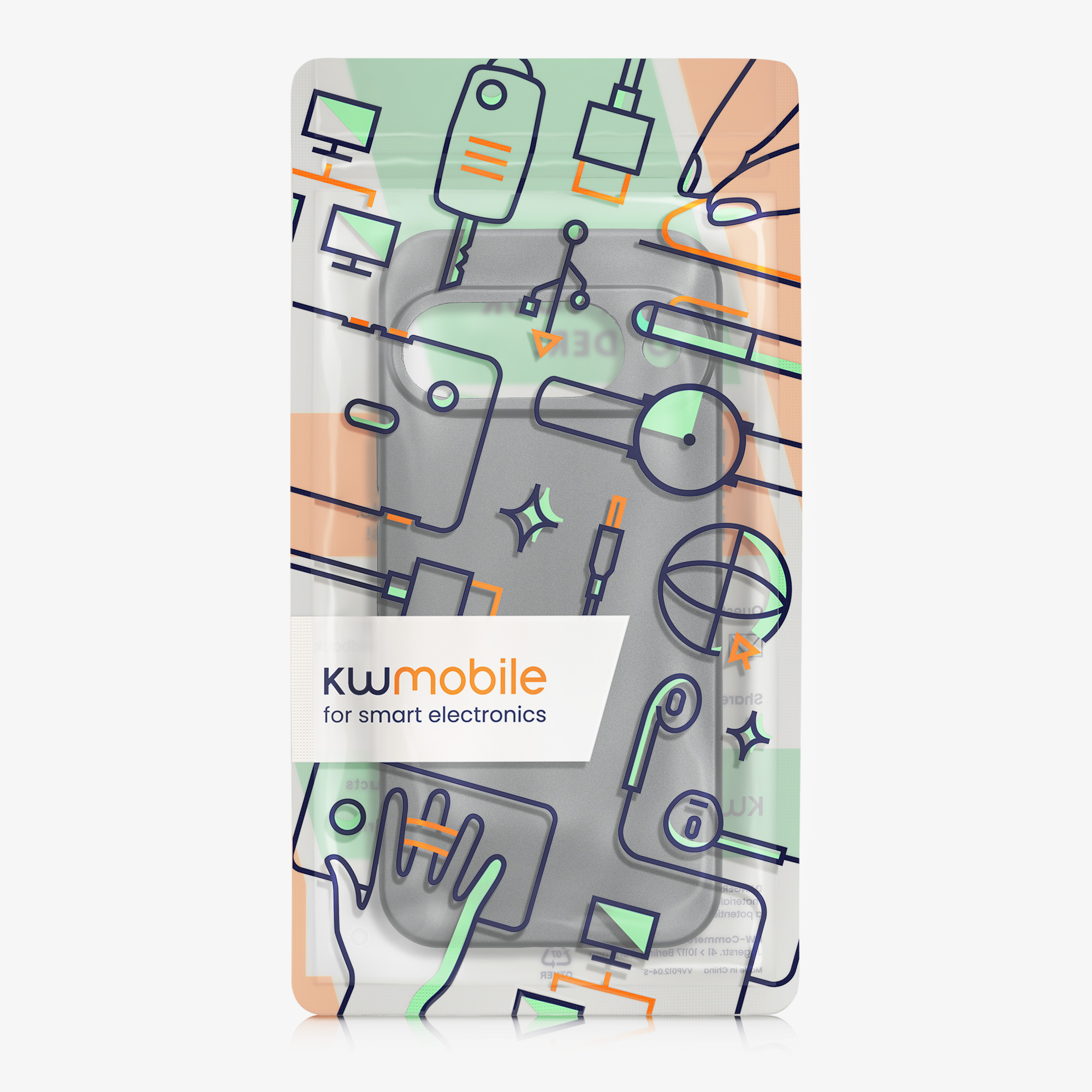 Kryt na mobil Google Pixel 10 kwmobile - metalická šedá