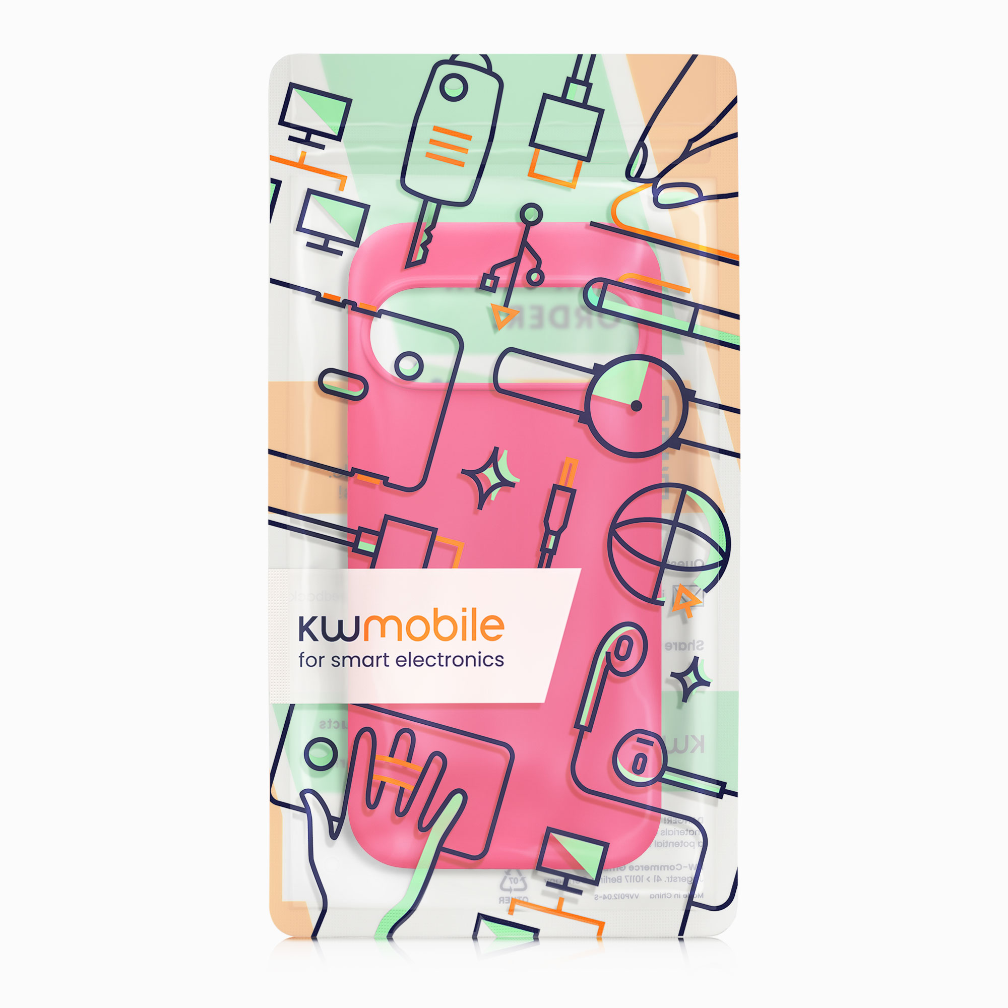 Kryt na mobil Google Pixel 10 / Pixel 10 Pro kwmobile - neonově růžová