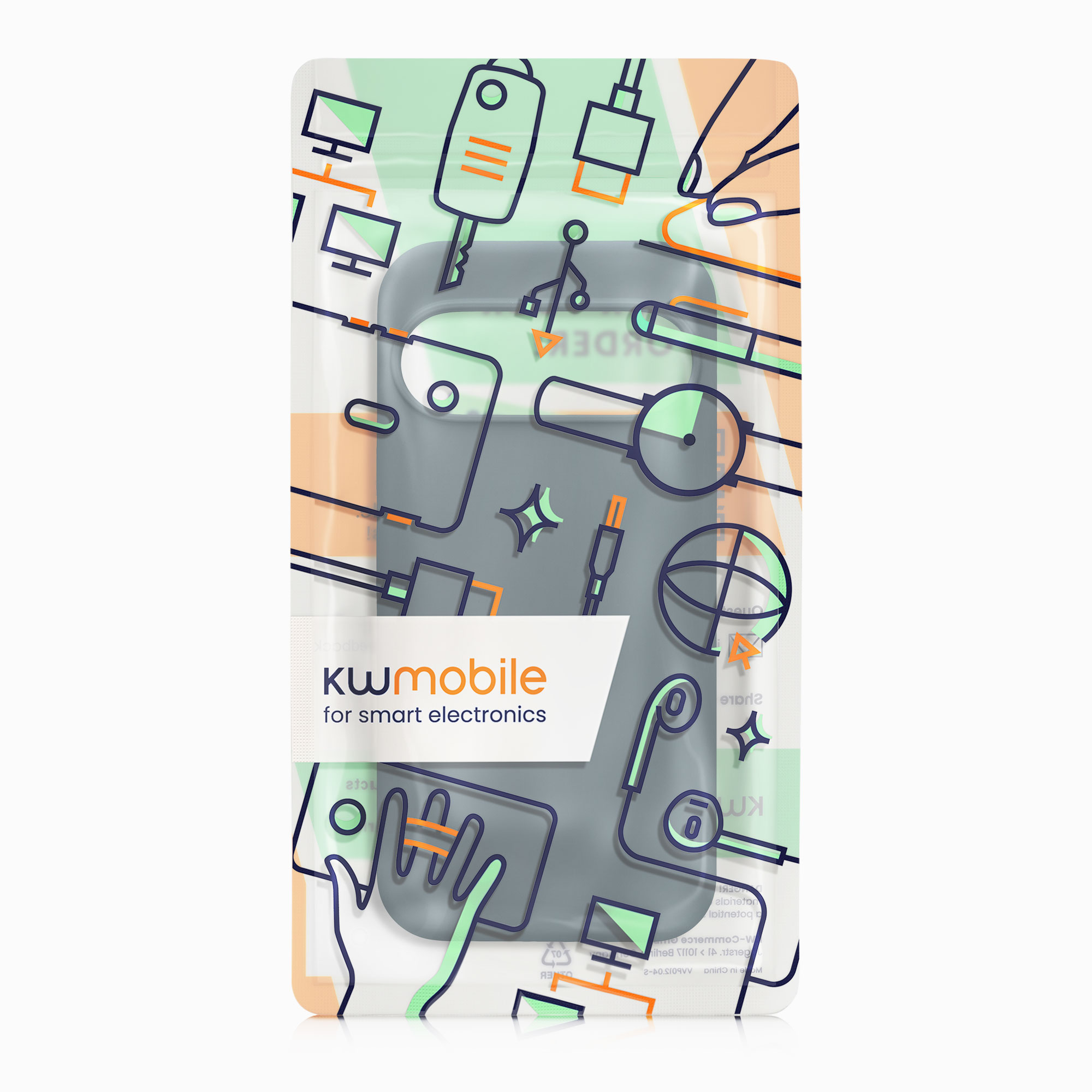 Silikonový kryt kwmobile pro Google Pixel 10 / Pixel 10 Pro - tmavě břidlicová