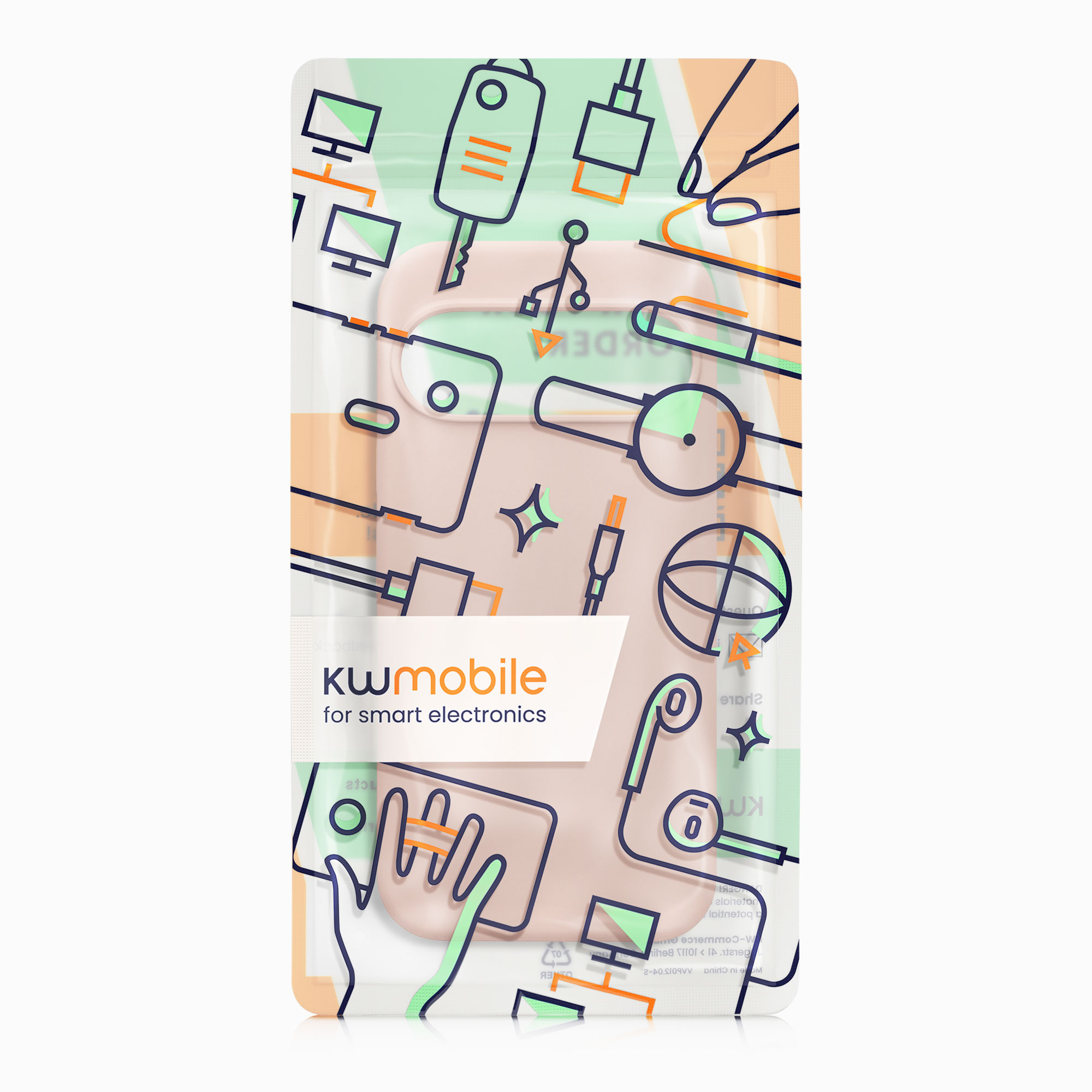 Silikonový kryt kwmobile pro Google Pixel 10 / Pixel 10 Pro - matná starorůžová
