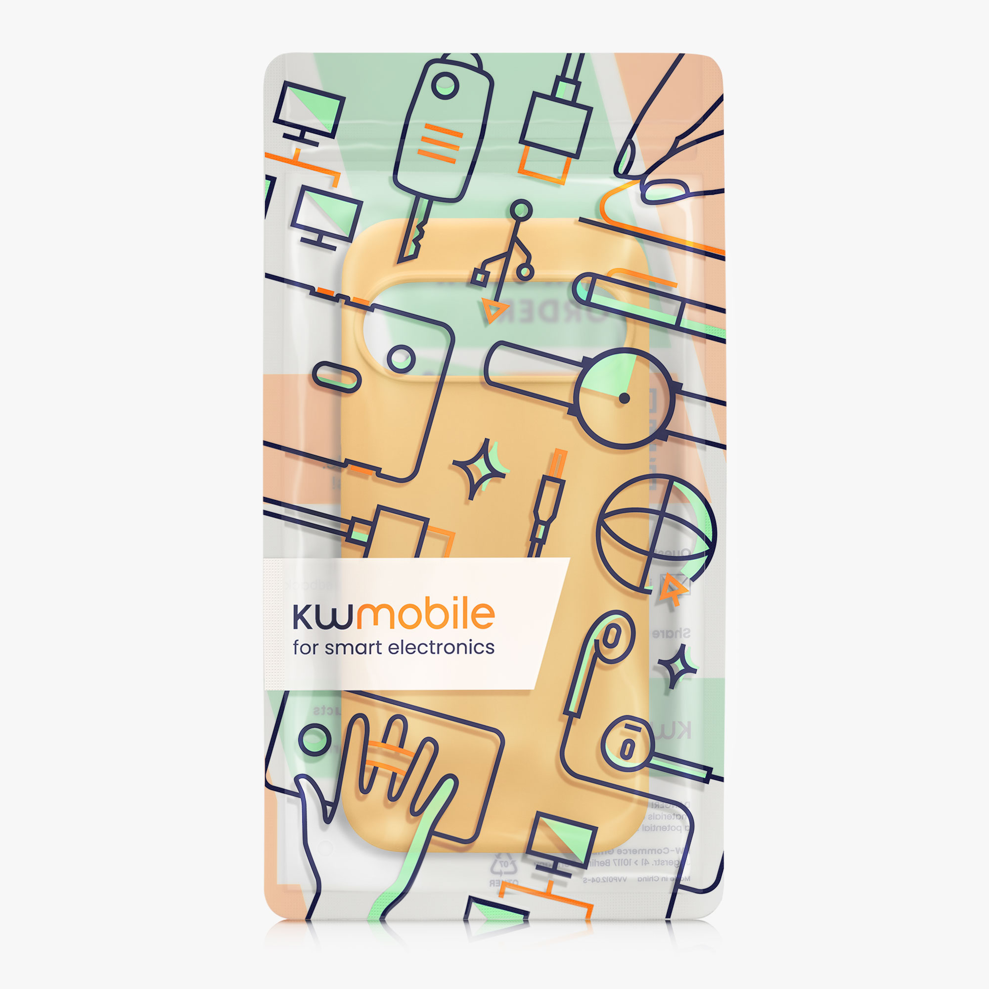 Silikonový kryt kwmobile pro Google Pixel 10 / Pixel 10 Pro - mango