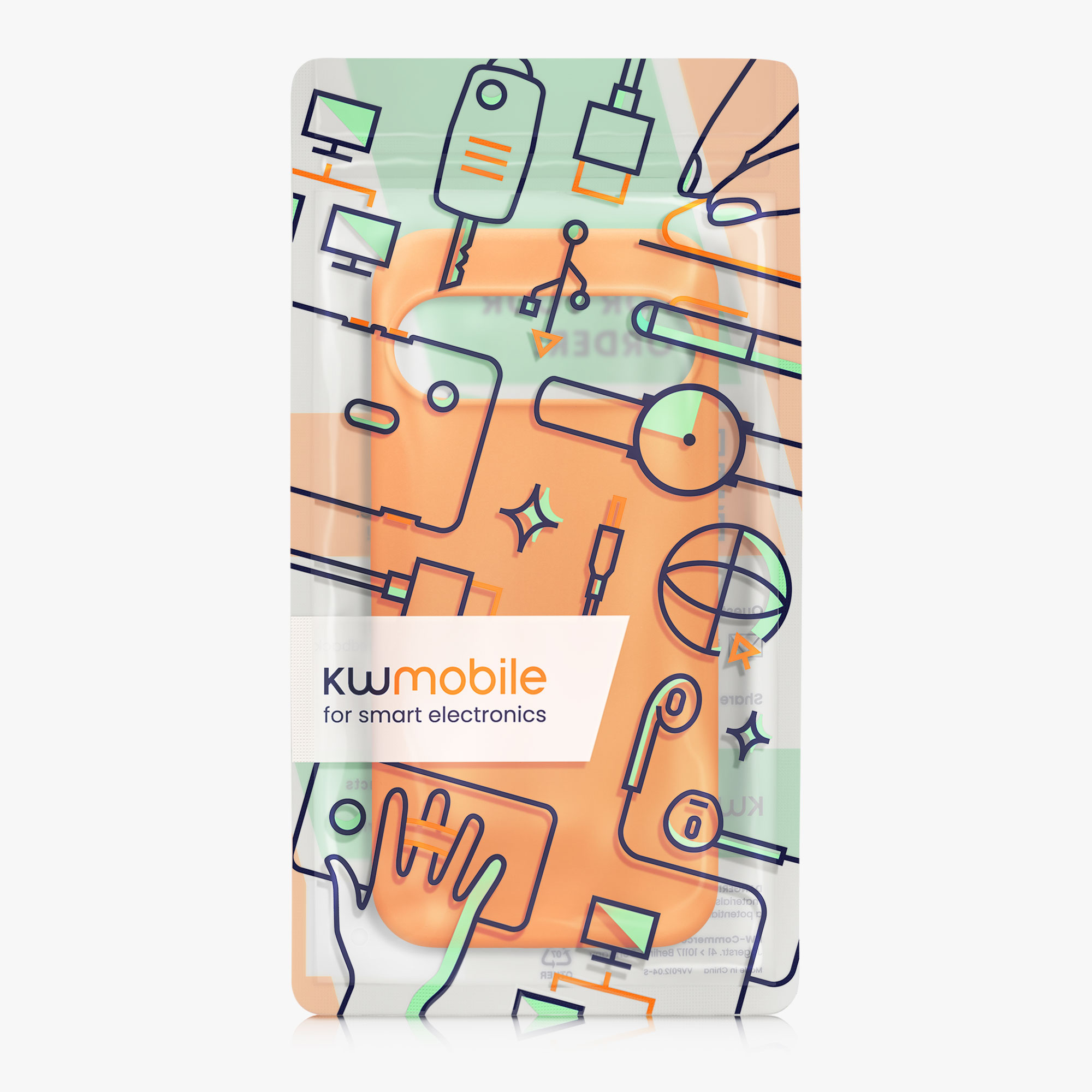 Silikonový kryt kwmobile pro Google Pixel 10 Pro XL - ovocně oranžová