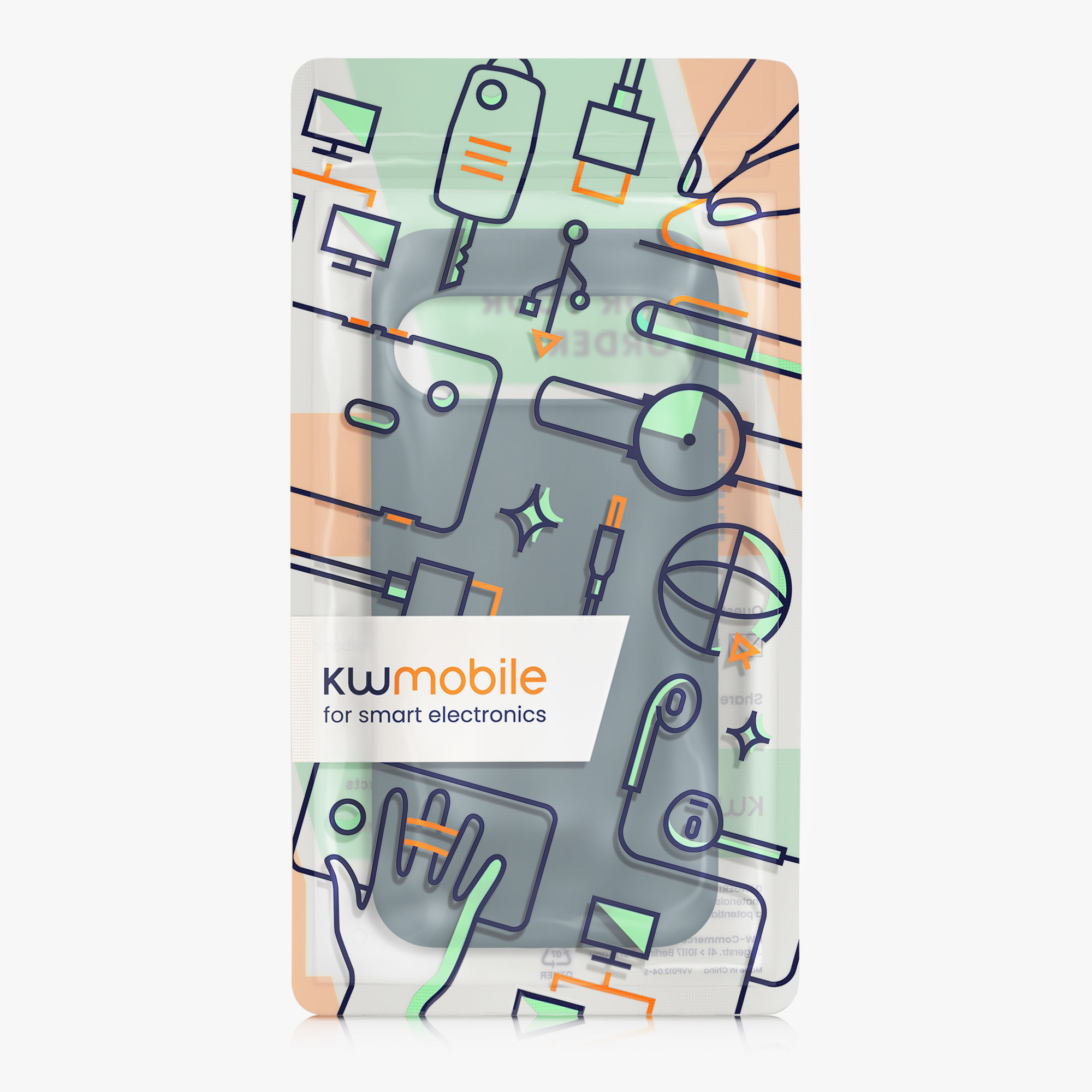 Silikonový kryt kwmobile pro Google Pixel 10 Pro XL - tmavě břidlicová