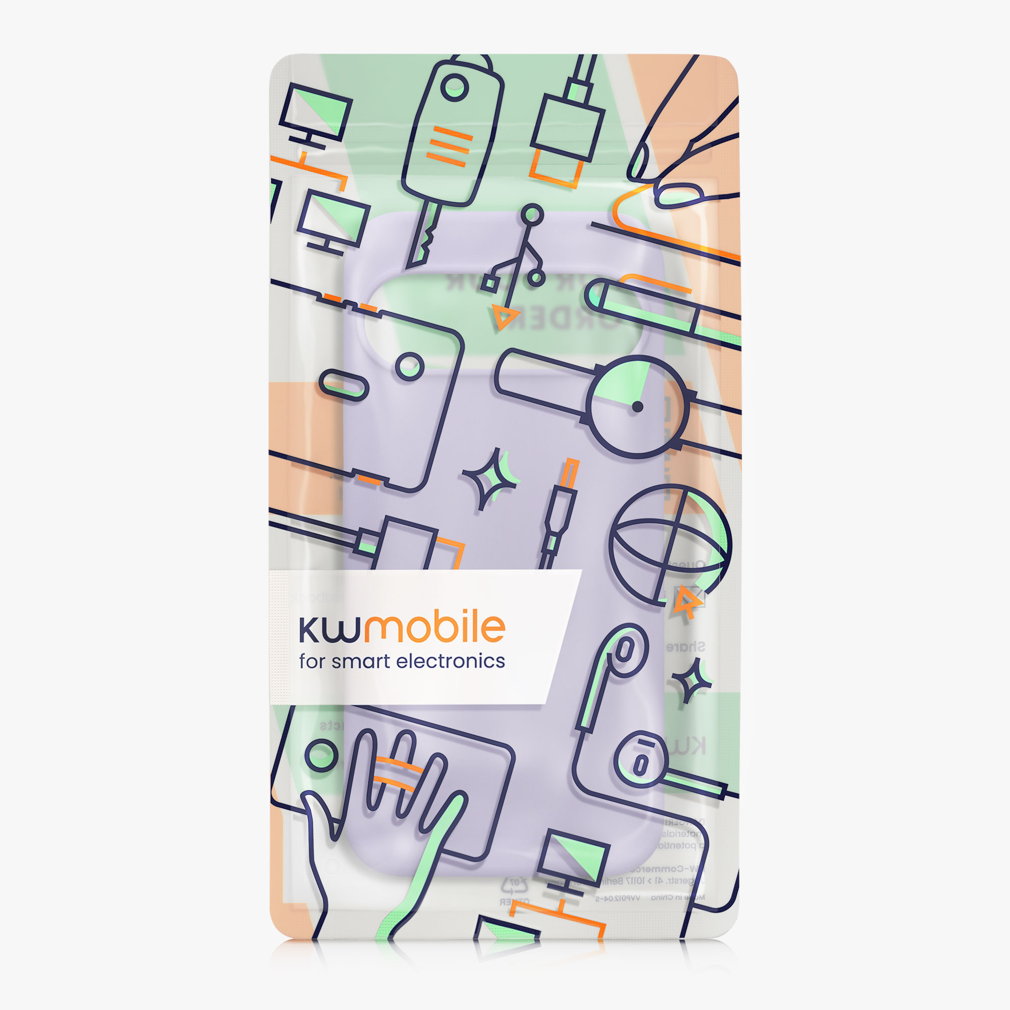 Silikonový kryt kwmobile pro Google Pixel 10 Pro XL - levandulová