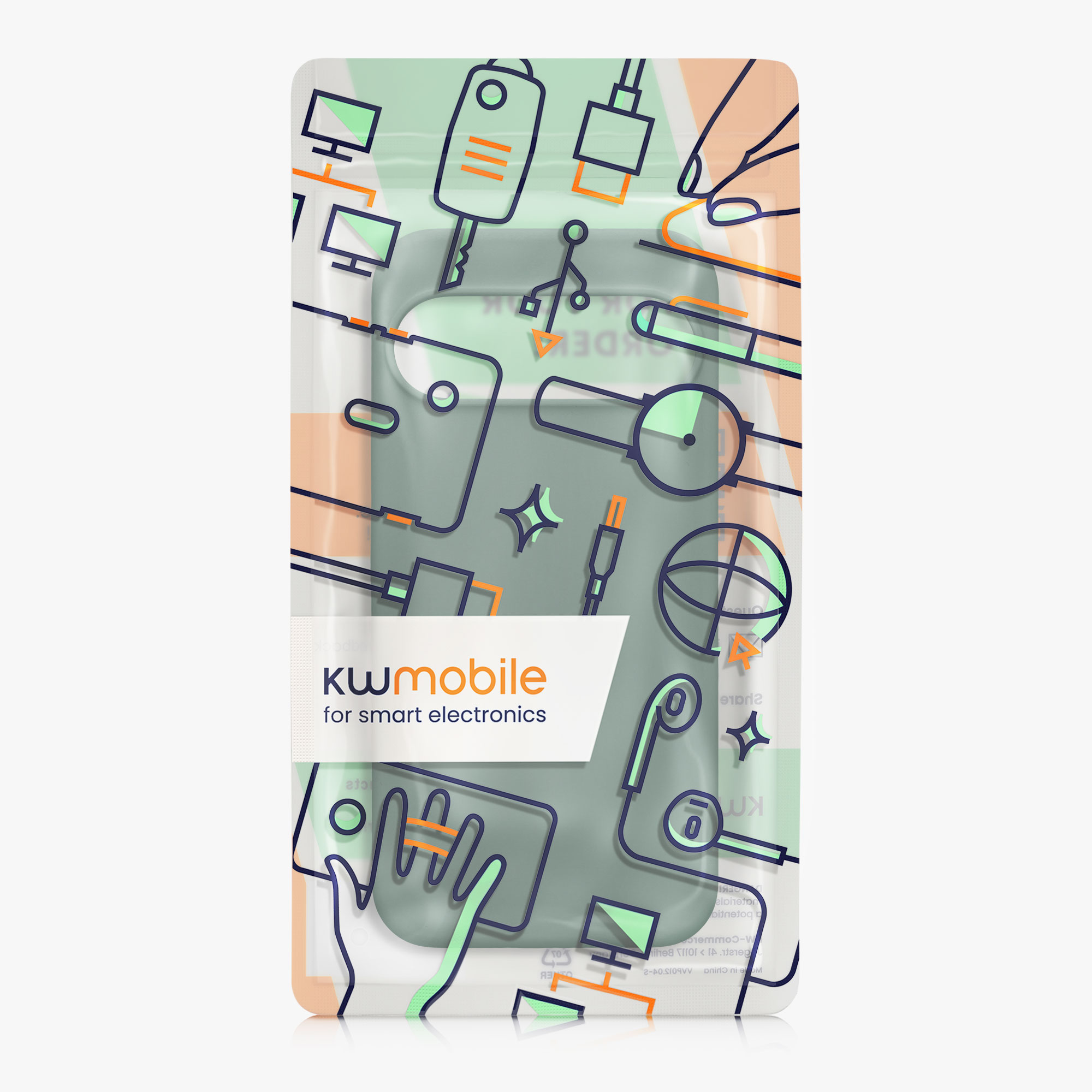 Silikonový kryt kwmobile pro Google Pixel 10 Pro XL - lesní zelená