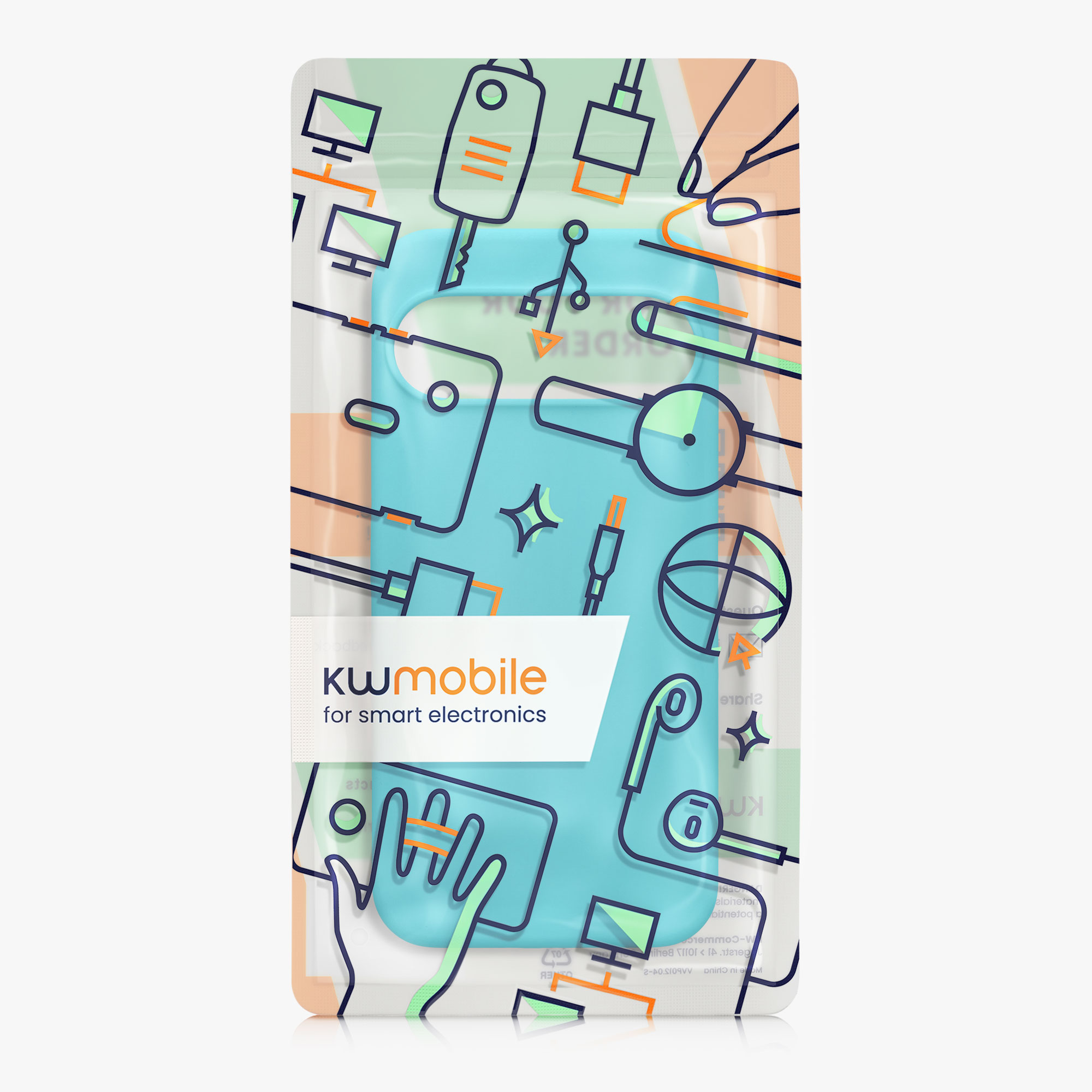 Silikonový kryt kwmobile pro Google Pixel 10 Pro XL - ledově modrá