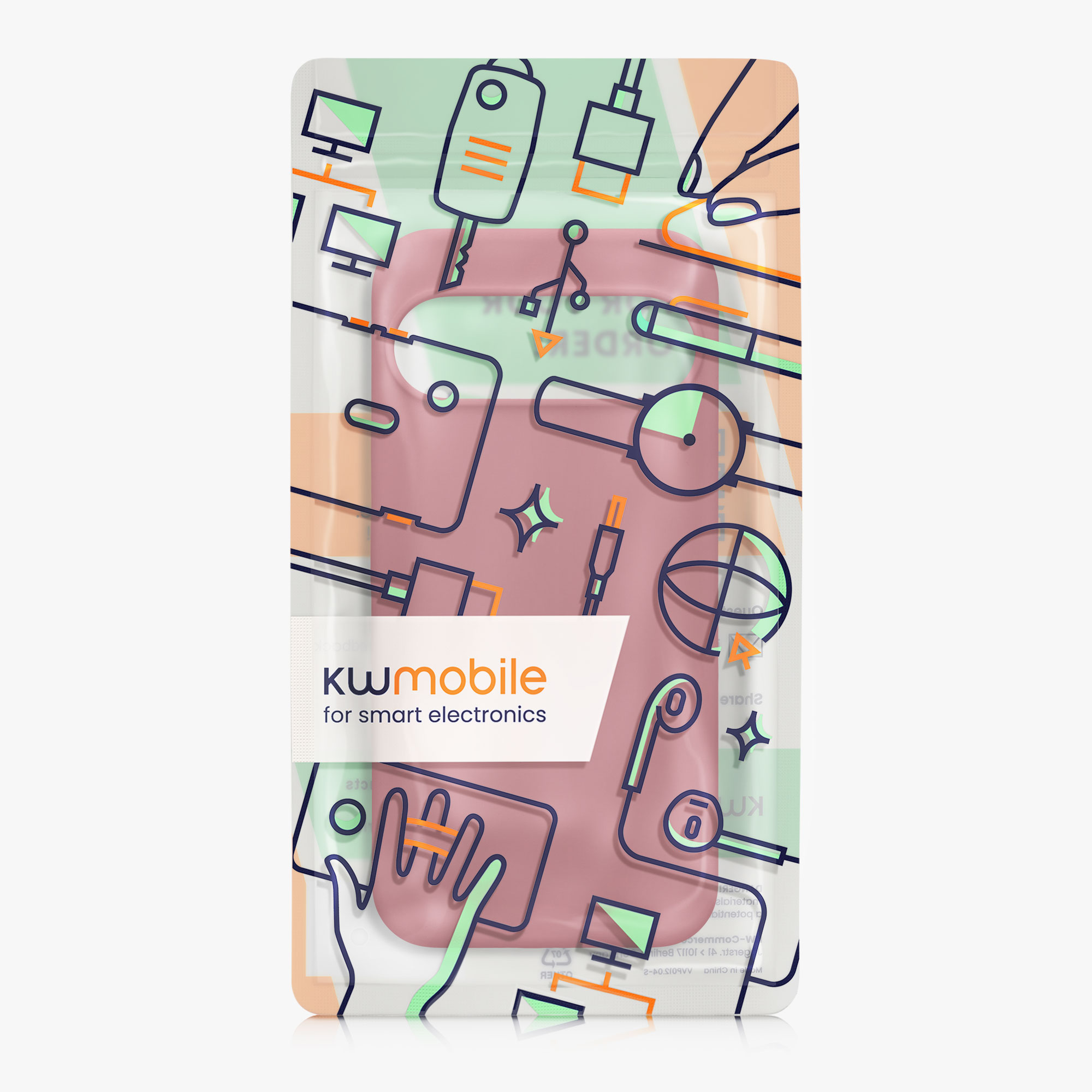 Silikonový kryt kwmobile pro Google Pixel 10 Pro XL - tmavě růžová