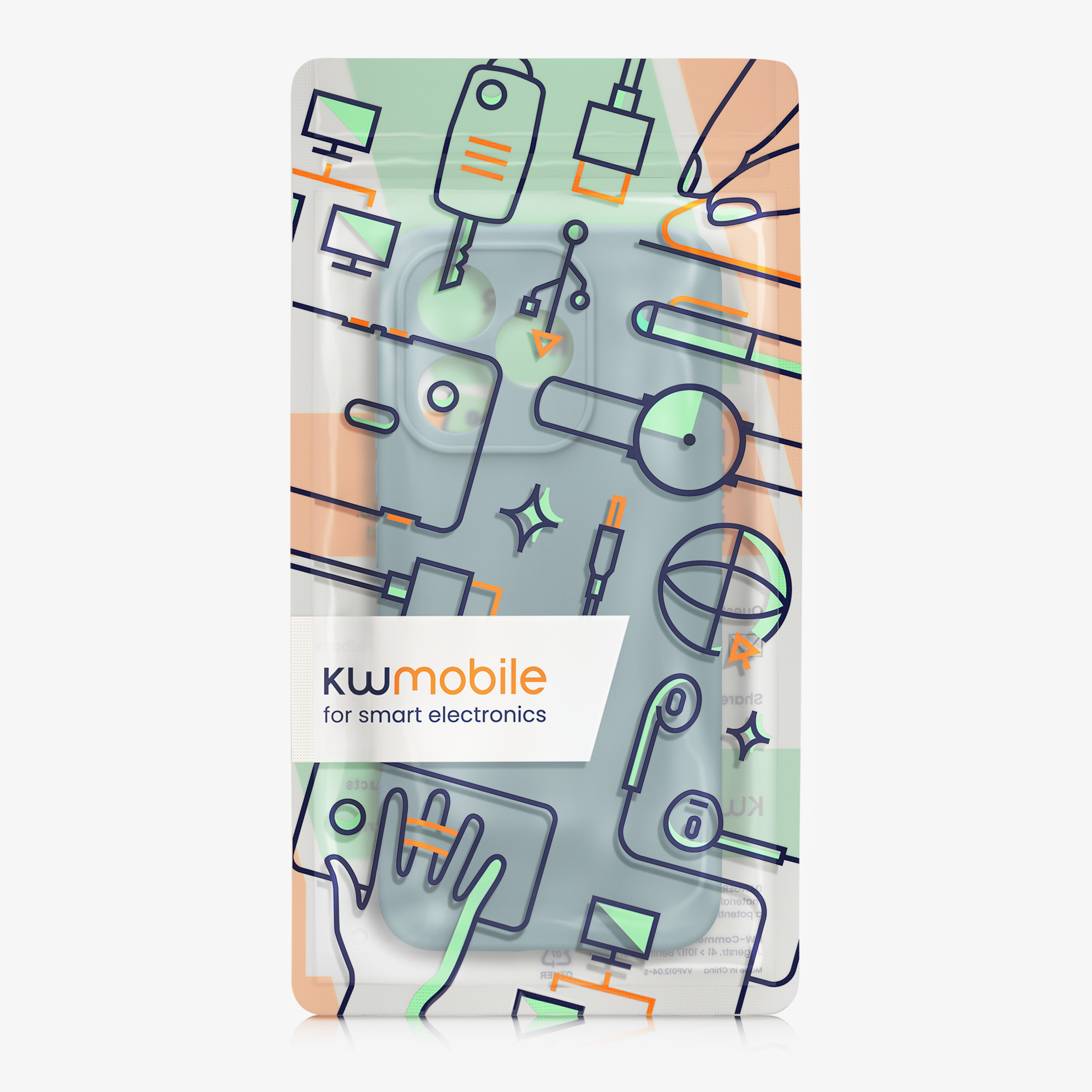 Kryt na mobil HONOR 400 Lite kwmobile TPU antická kamenná