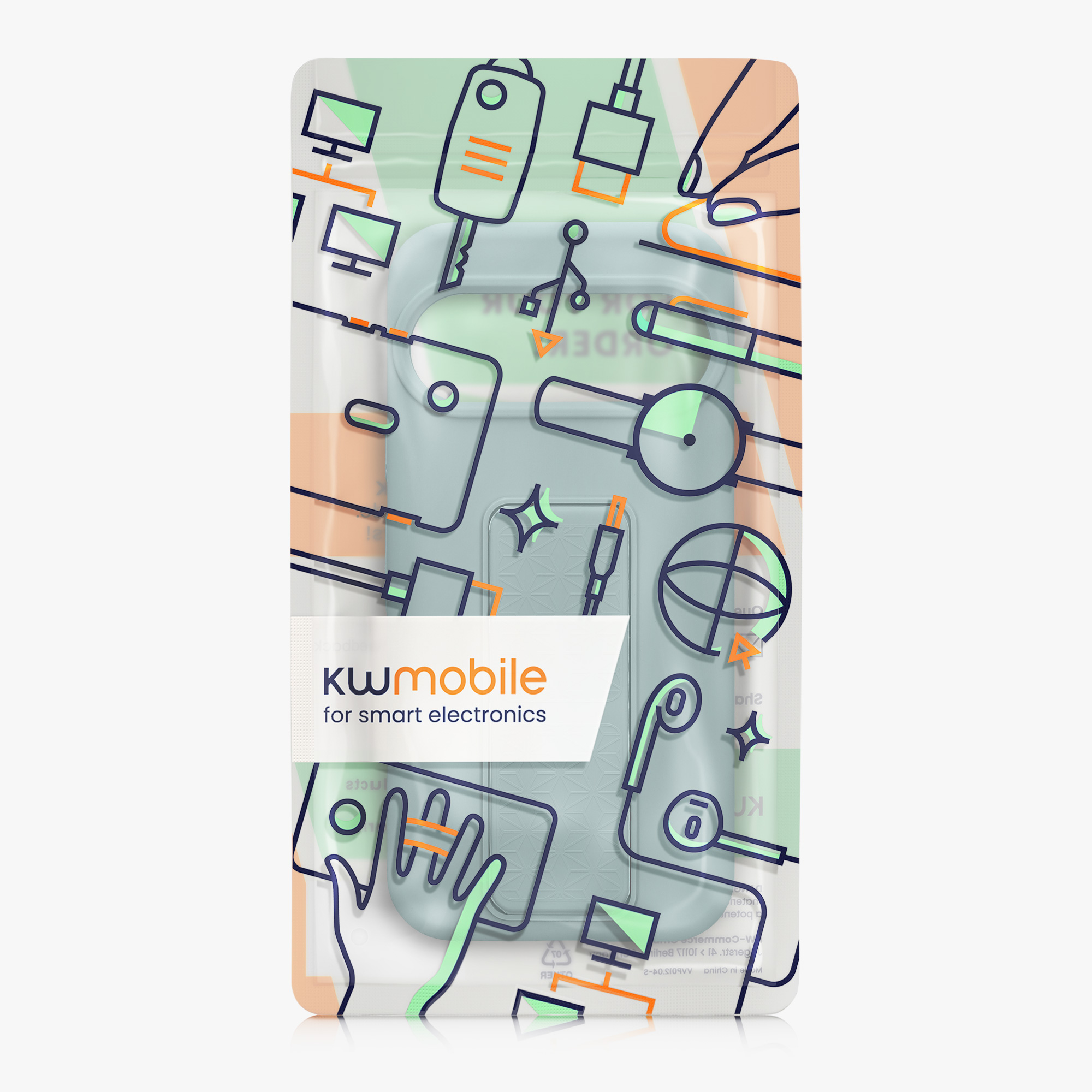 Silikonový kryt kwmobile pro Google Pixel 10 / Pixel 10 Pro - mátová