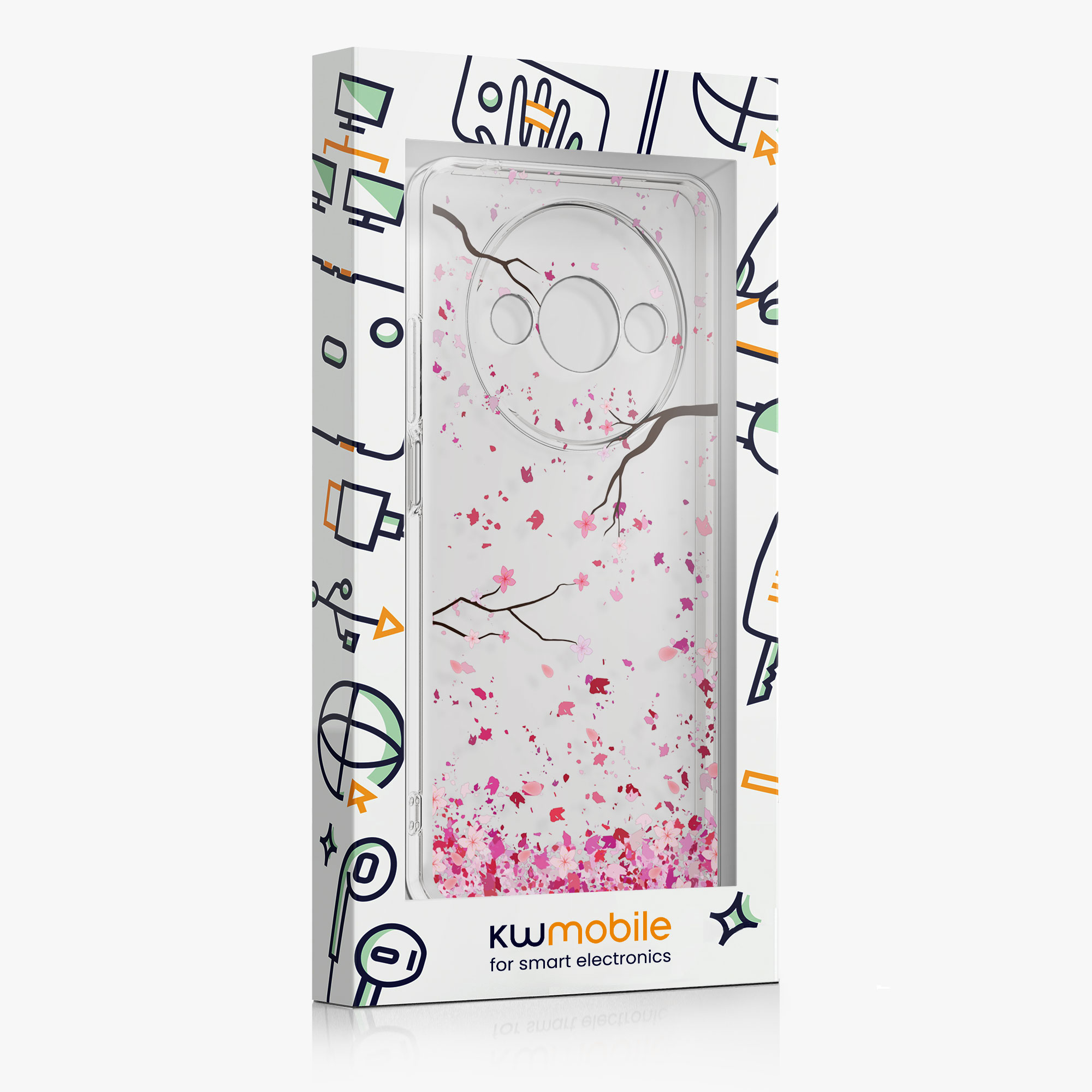 Průhledný kryt Xiaomi Redmi A3 sada ochranné sklo kwmobile