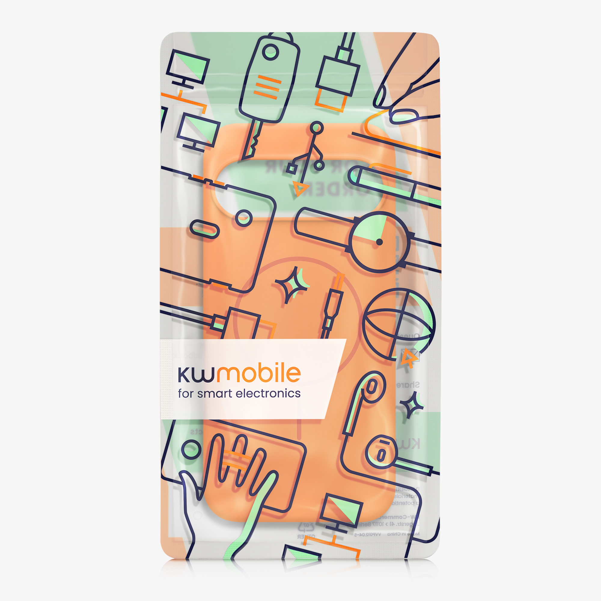 Kryt na mobil Google Pixel 10 / Pixel 10 Pro kwmobile - oranžová