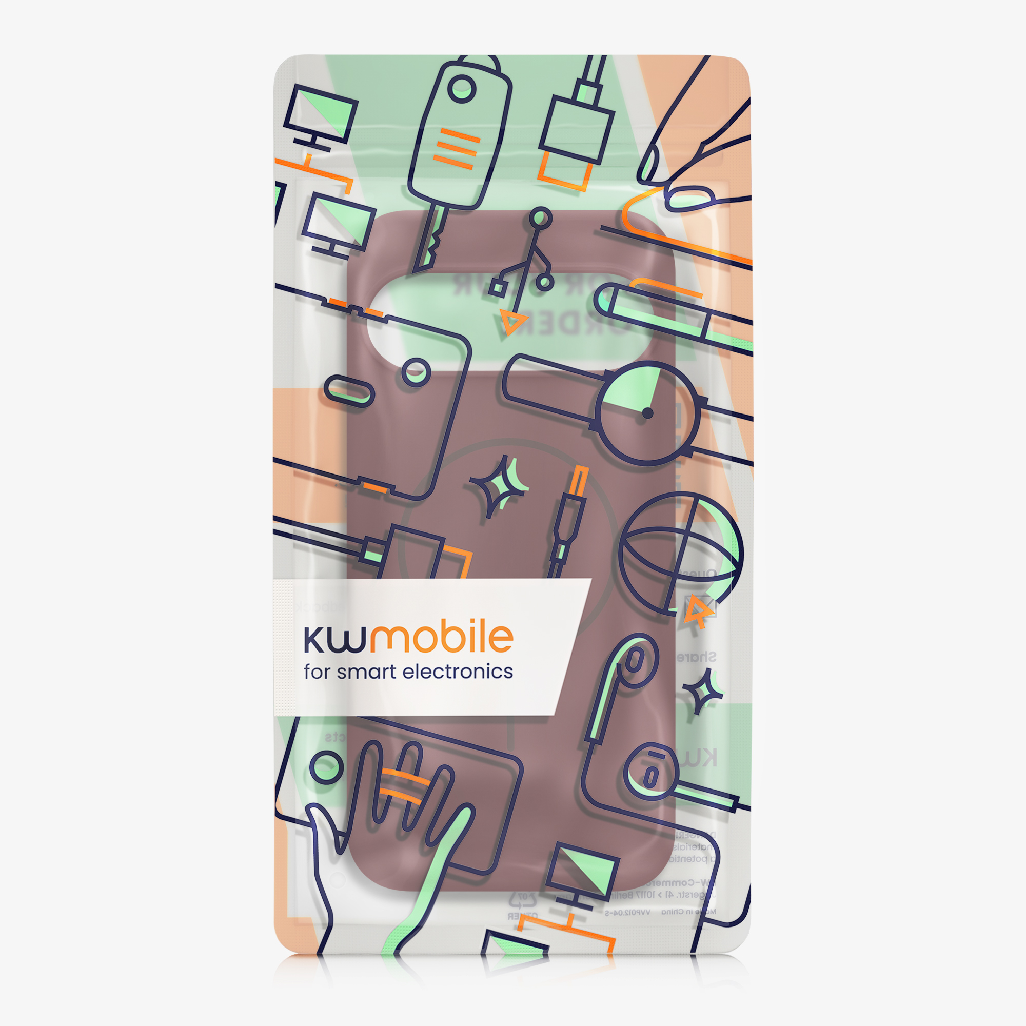 Silikonový kryt kwmobile pro Google Pixel 10 / Pixel 10 Pro - bordó fialová