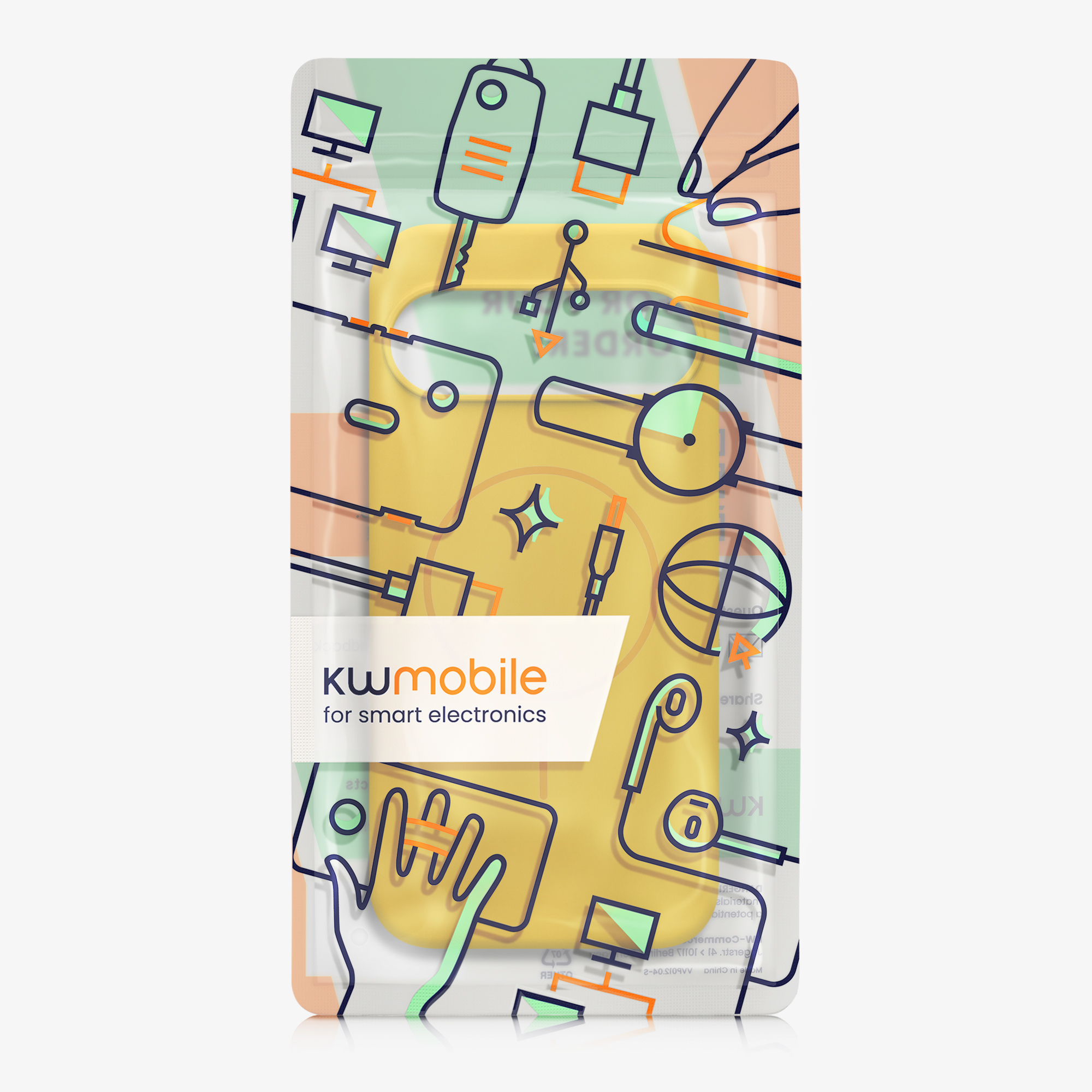 Silikonový kryt kwmobile pro Google Pixel 10 Pro XL - zářivě žlutá