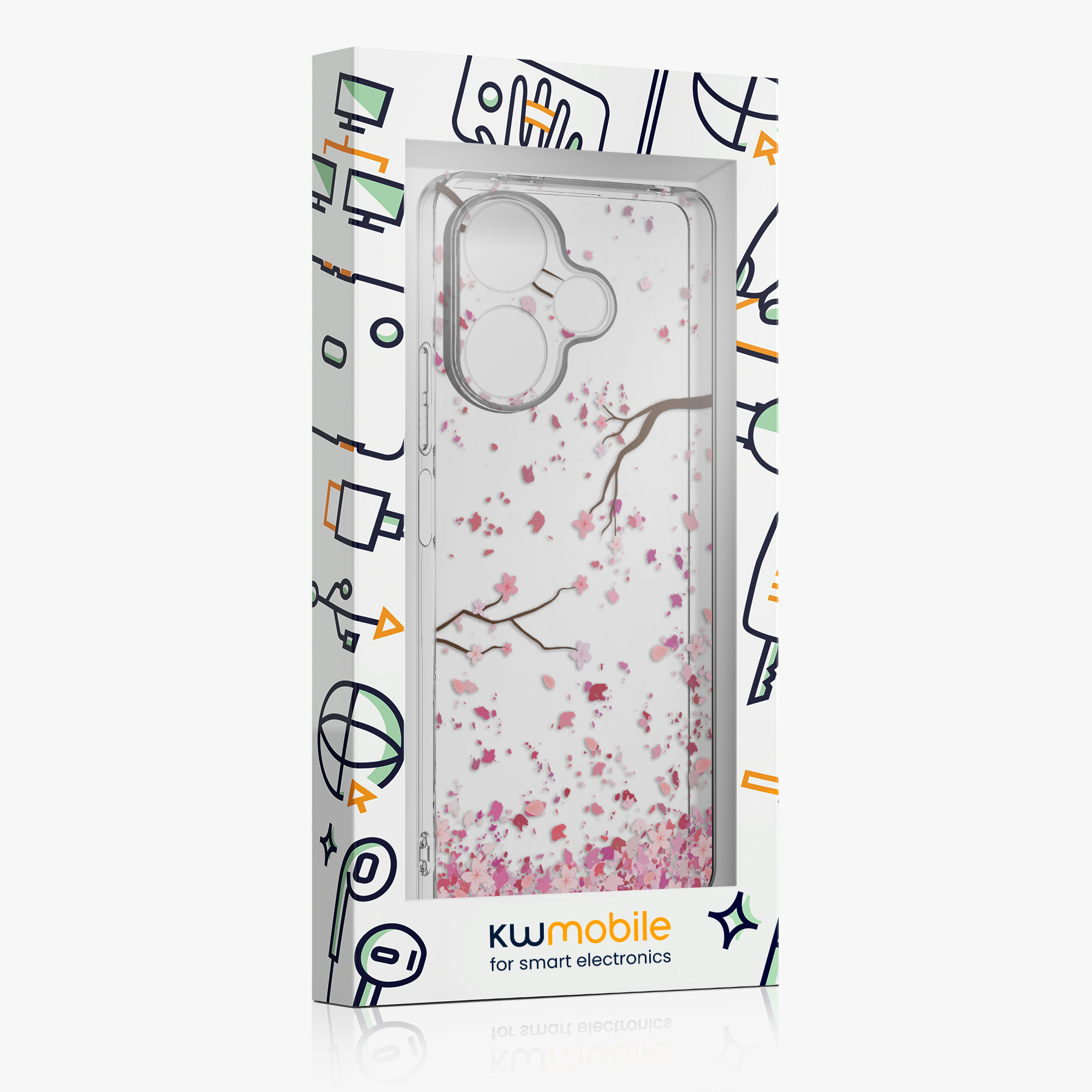Průhledný kryt Xiaomi Redmi 13 sada ochranné sklo kwmobile