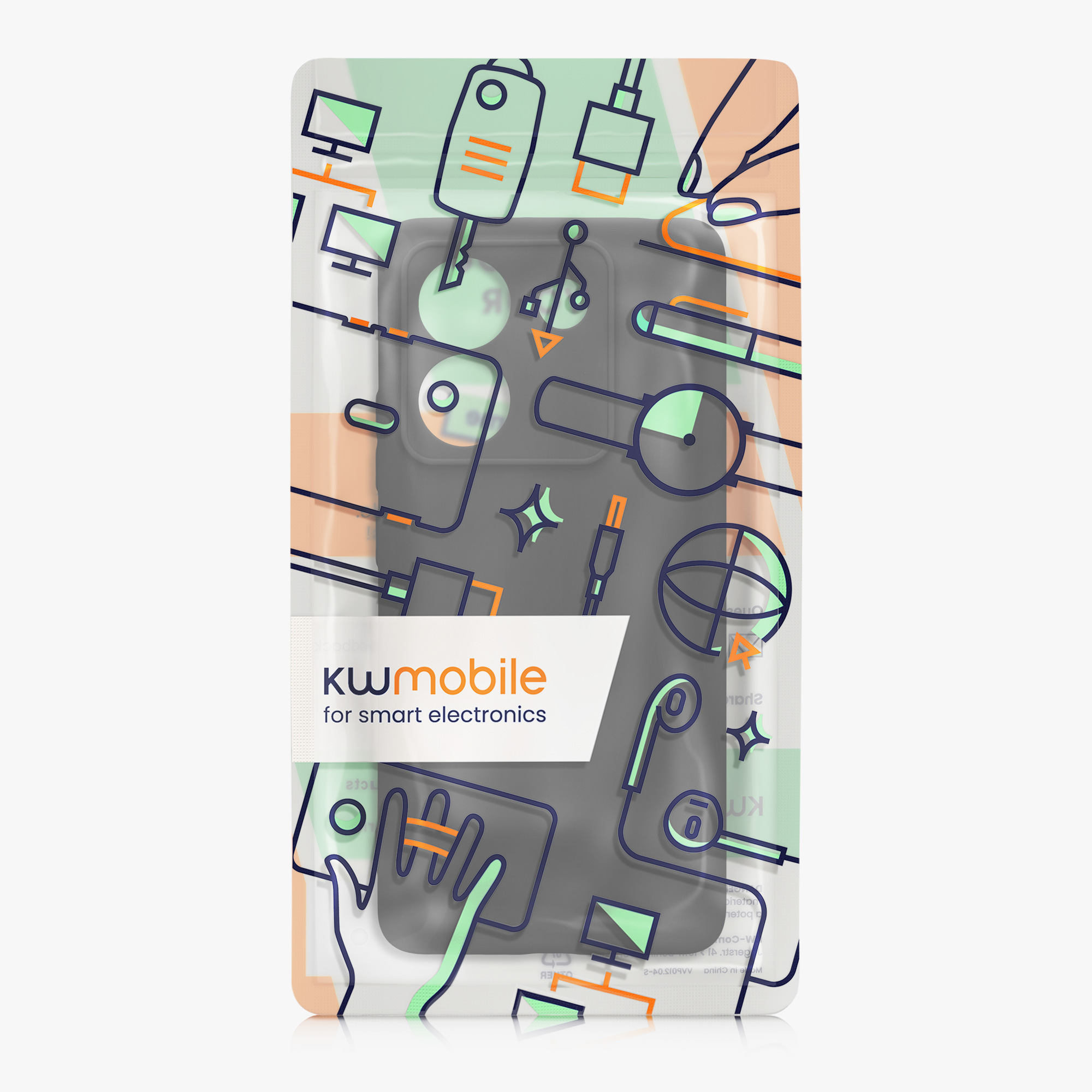 Kryt Xiaomi Poco M7 pro 5G silikonový TPU černá matná kwmobile