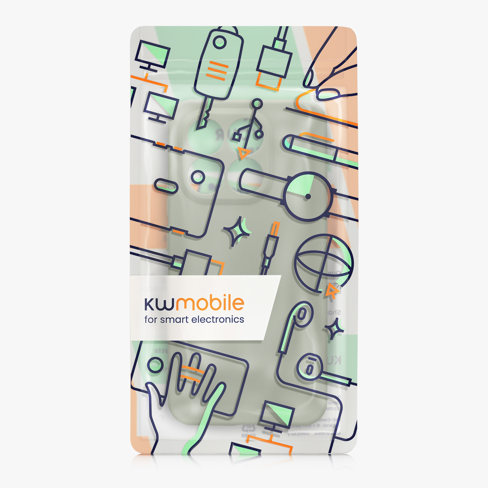 Kryt na mobil Xiaomi 15T kwmobile šedozelený