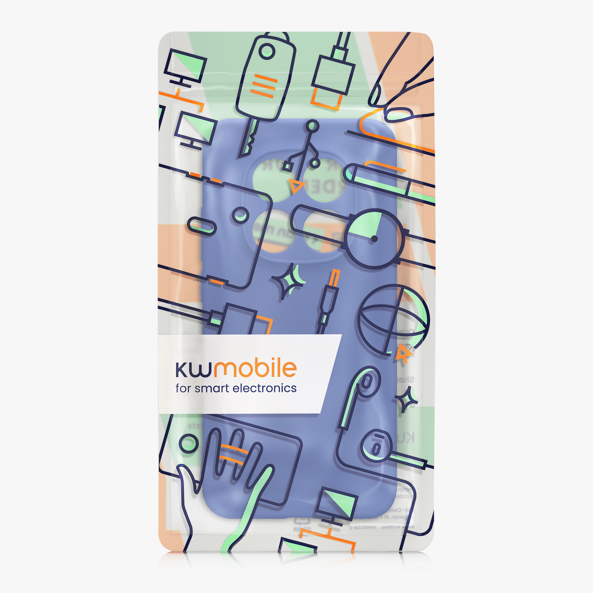 TPU kryt kwmobile pro Xiaomi Redmi Note 15 Pro 5G - baltská modrá