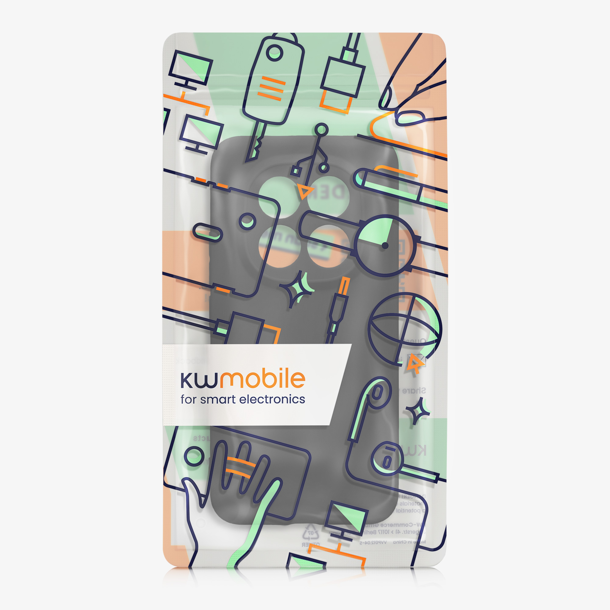 TPU kryt kwmobile pro Xiaomi Redmi Note 15 Pro+ 5G / Poco M8 Pro 5G - matná černá