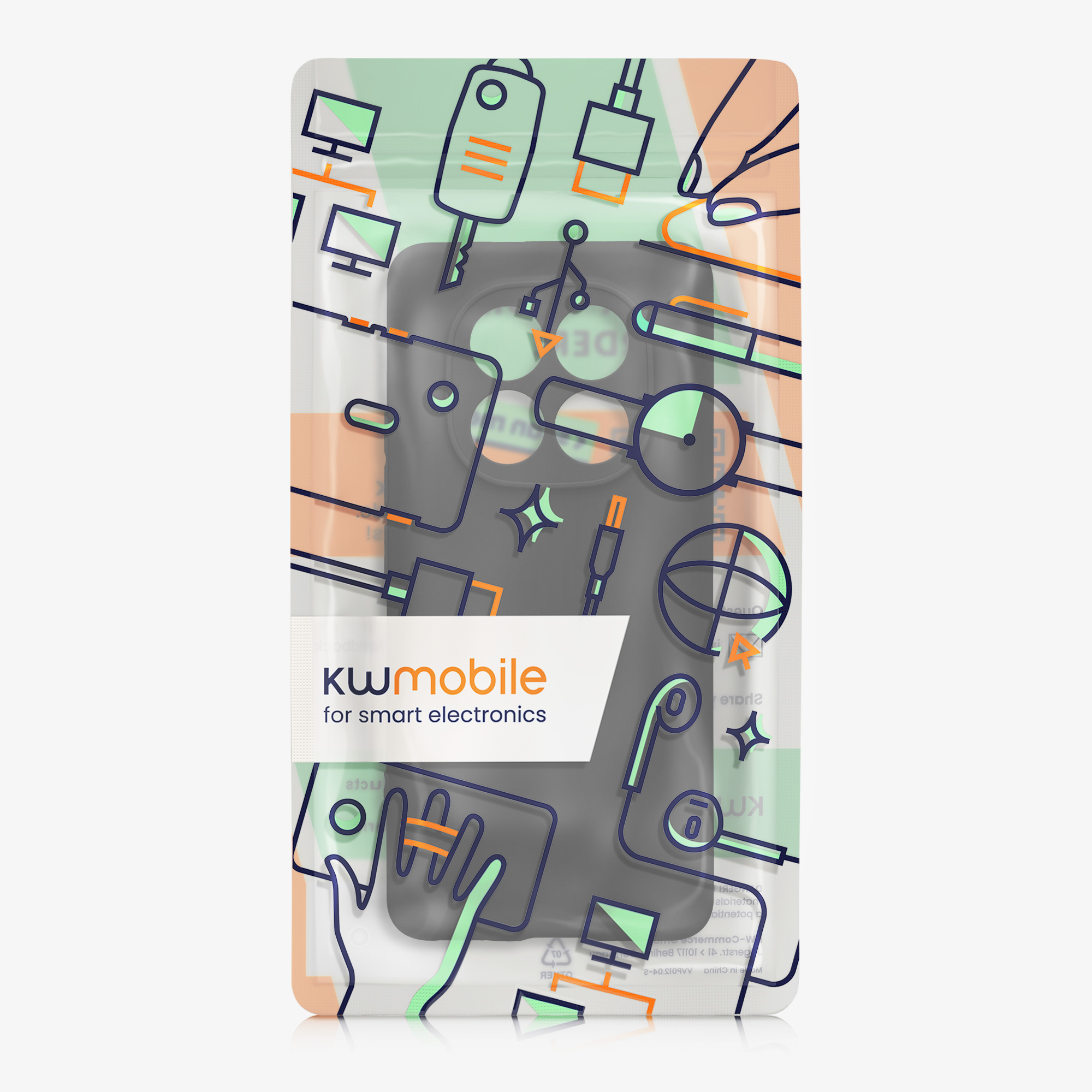 TPU kryt kwmobile pro Xiaomi Redmi Note 15 4G / Redmi Note 15 5G / Poco M8 5G - matná černá