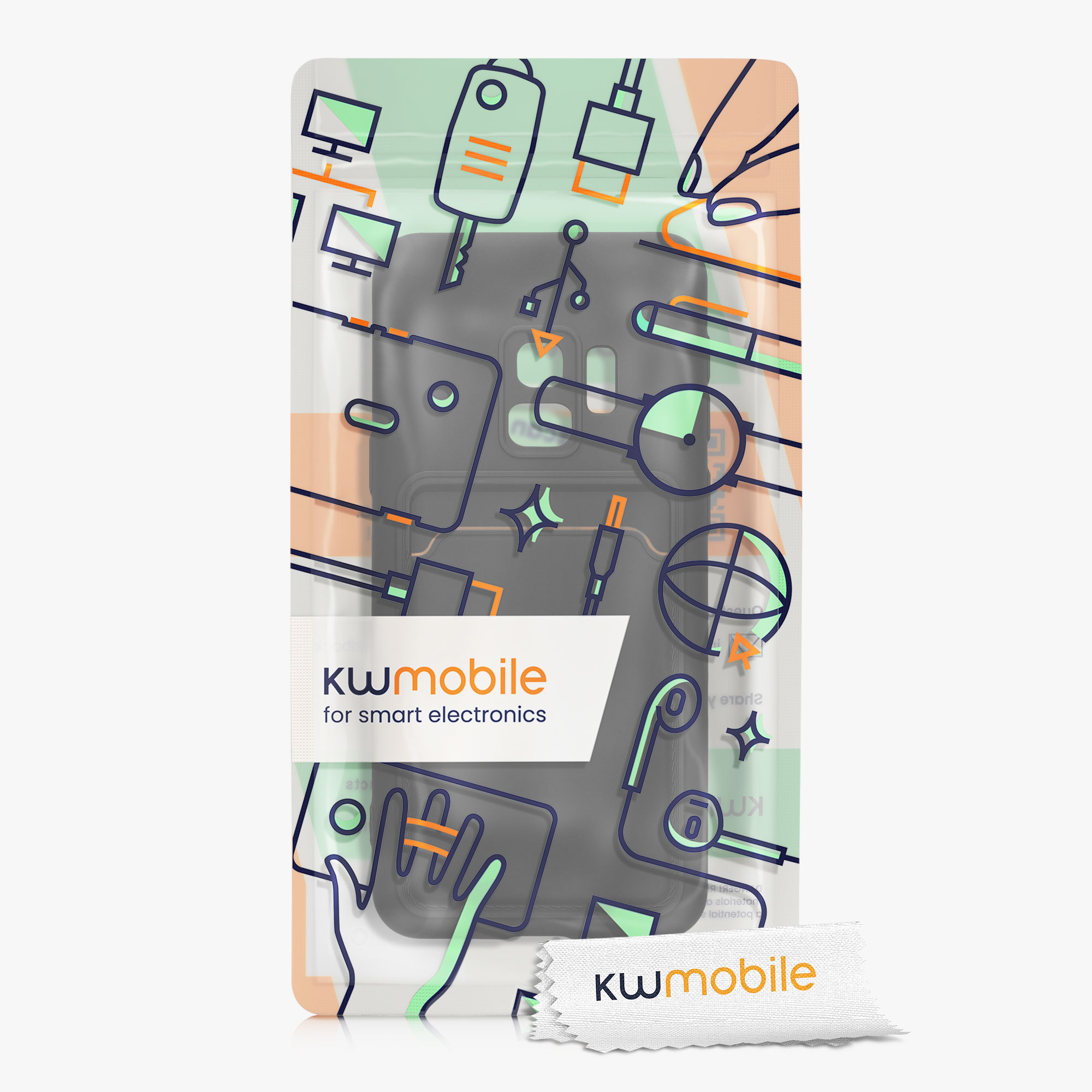 Kryt na mobil Samsung Galaxy S9 kwmobile černá