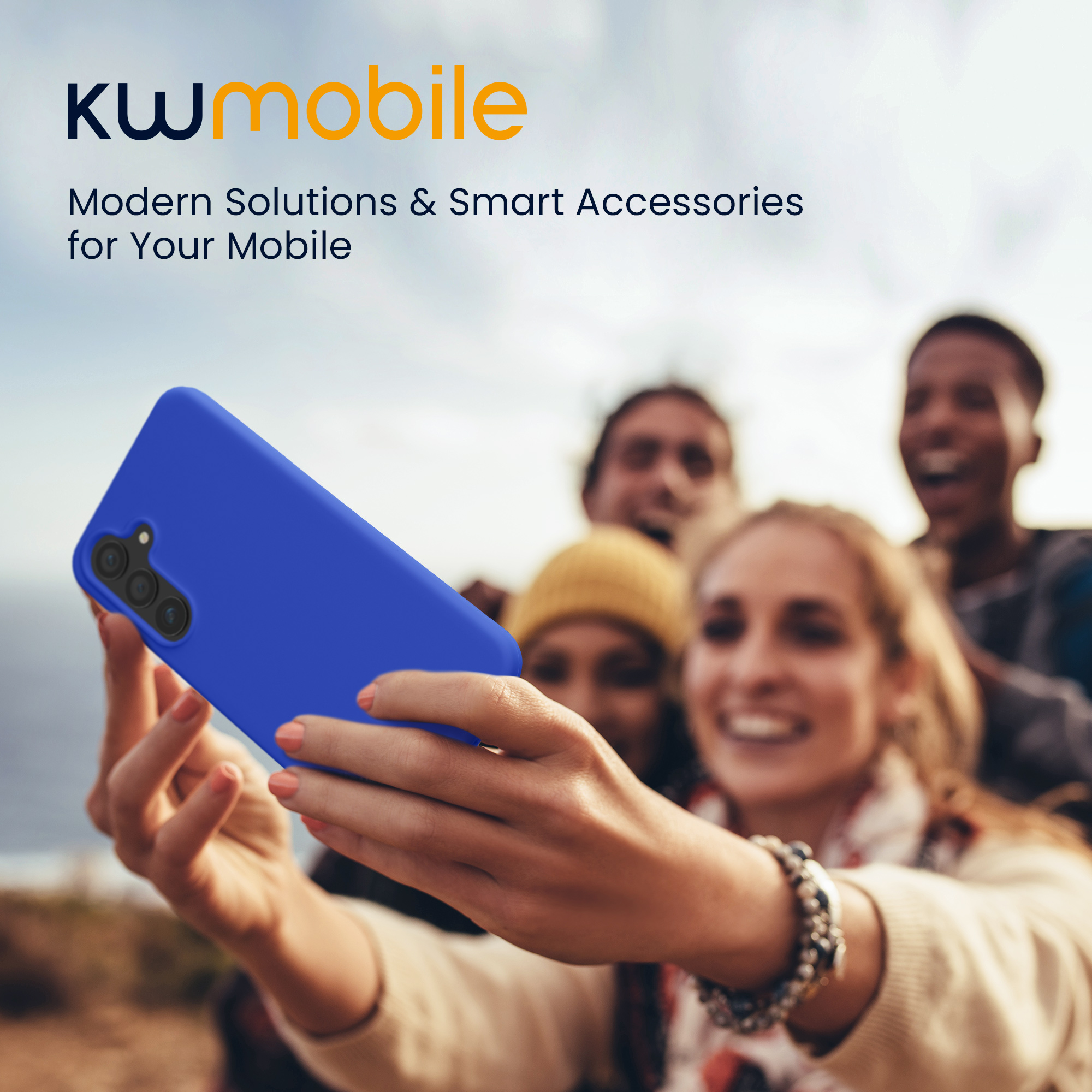 Silikonový kryt na mobil Galaxy S24 kwmobile baltská modrá