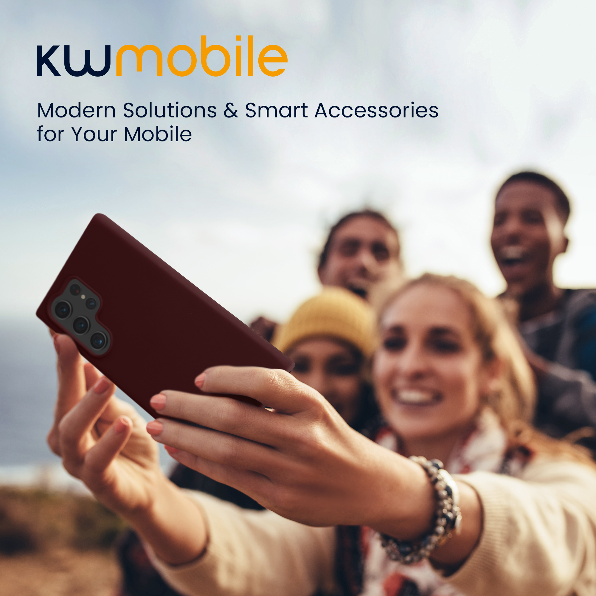 Kryt na mobil Samsung Galaxy S24 Ultra kwmobile vínově fialová