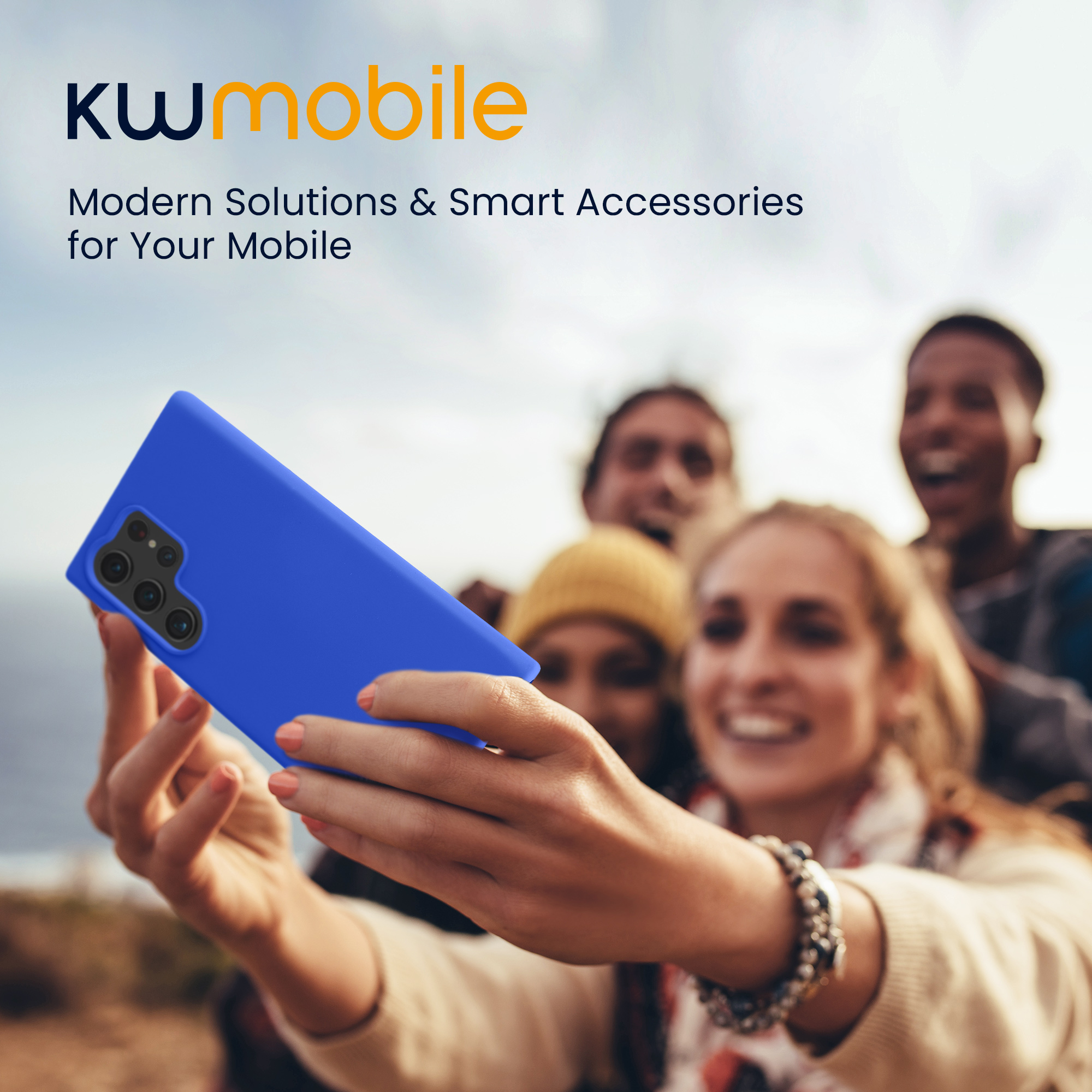 Kryt na mobil Samsung Galaxy S24 Ultra kwmobile baltsky modrá