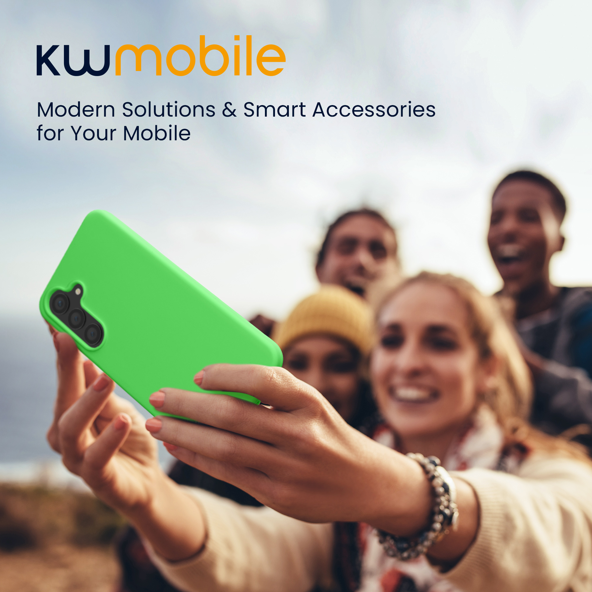 Silikonový kryt na mobil Galaxy S23 FE kwmobile limetková zelená