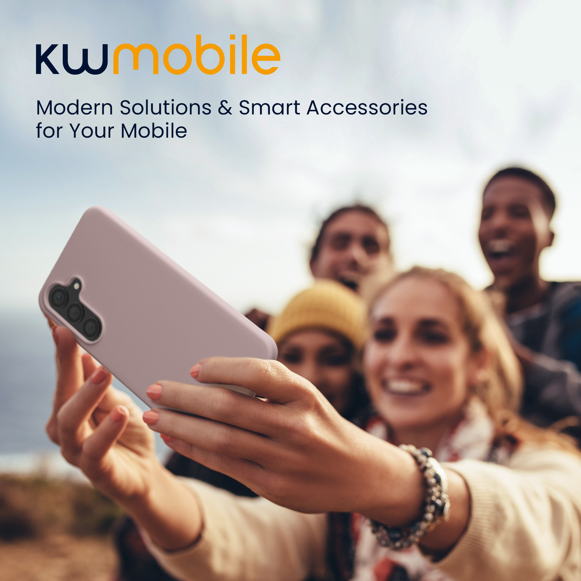 Silikonový kryt na mobil Galaxy S23 FE kwmobile nude lila