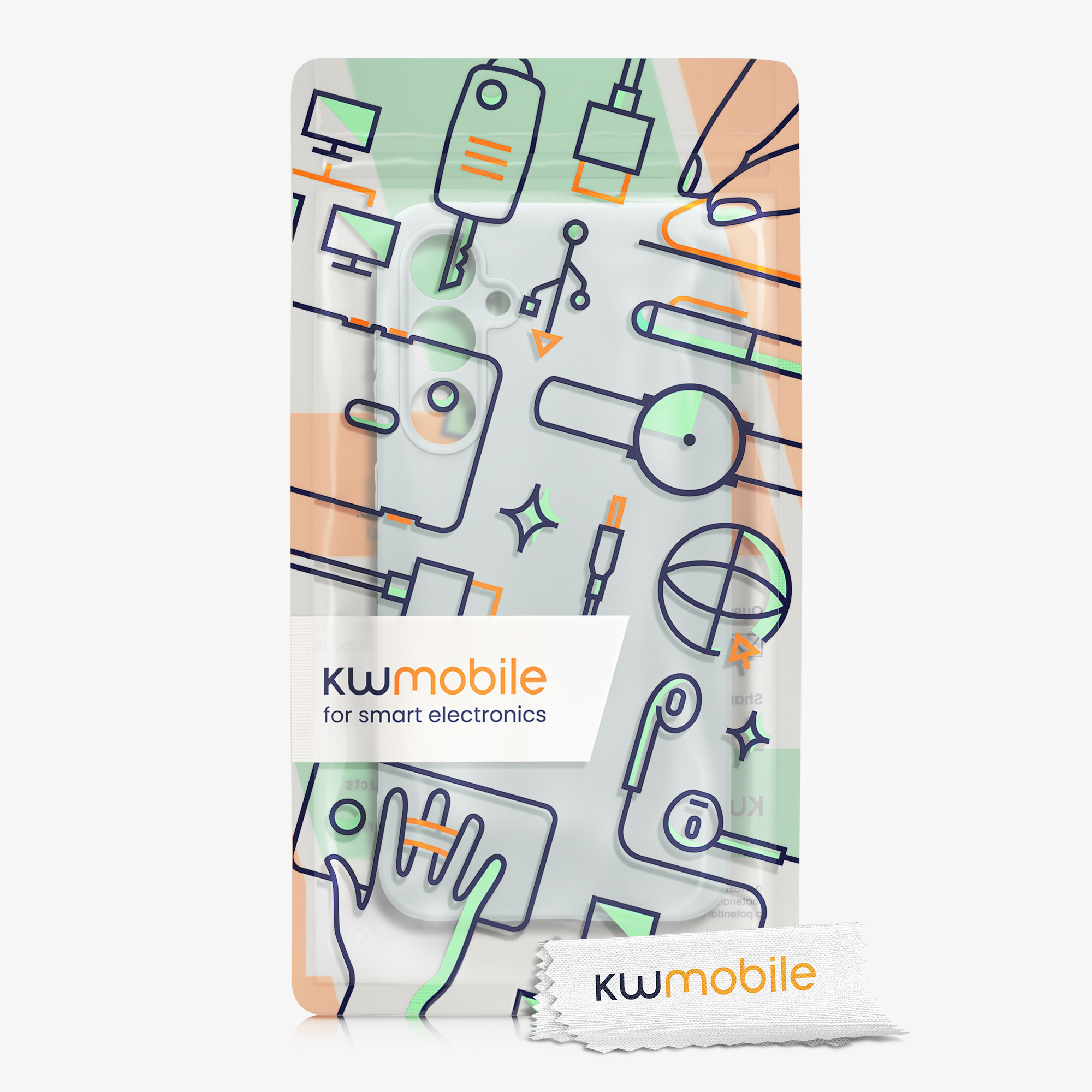 Silikonový kryt na mobil Galaxy S23 FE kwmobile mátová Cool Mint