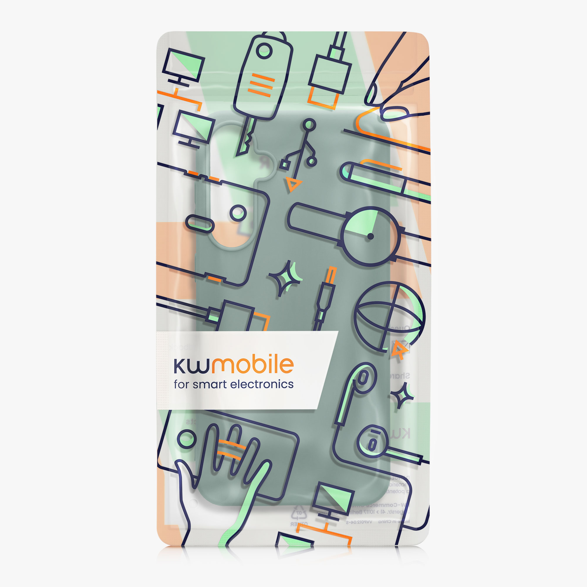 Silikonový kryt na mobil Galaxy S23 FE kwmobile lesní zelená