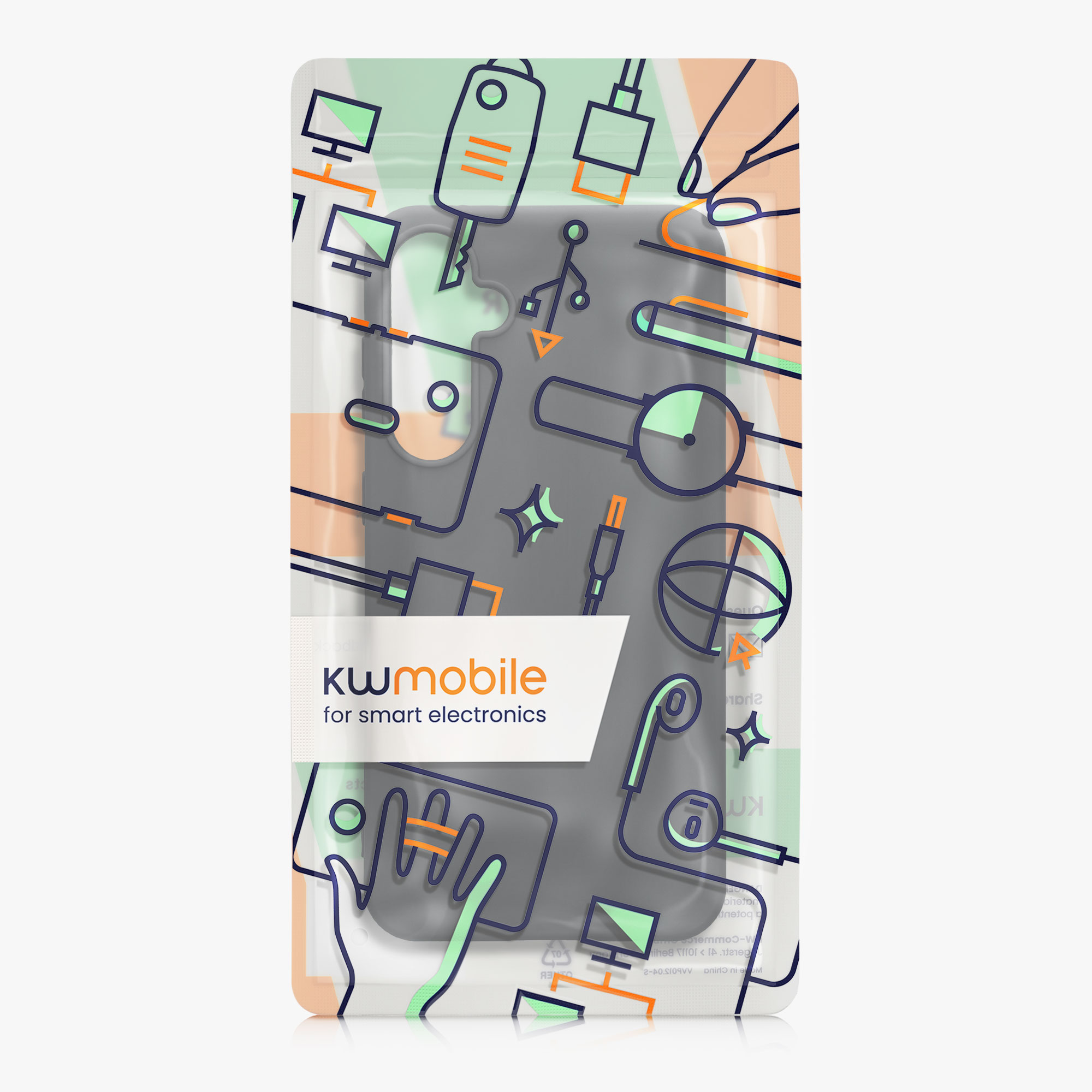 Silikonový kryt na mobil Galaxy S23 FE kwmobile Blueberry