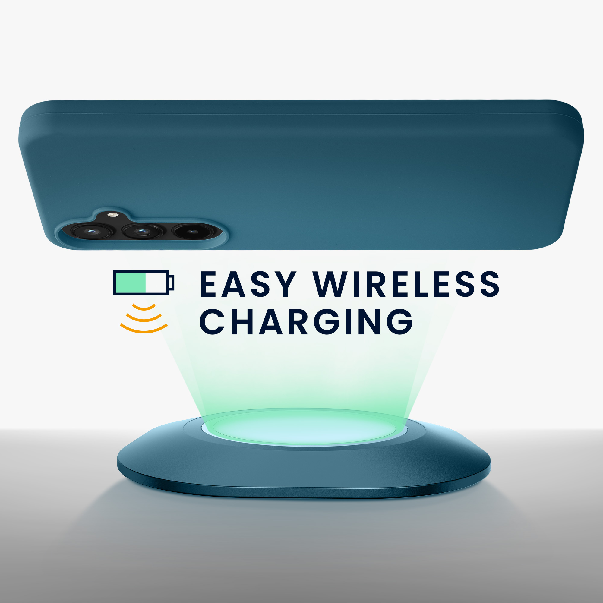 Kryt na mobil Samsung Galaxy A55 5G kwmobile TPU Matná petrolejová